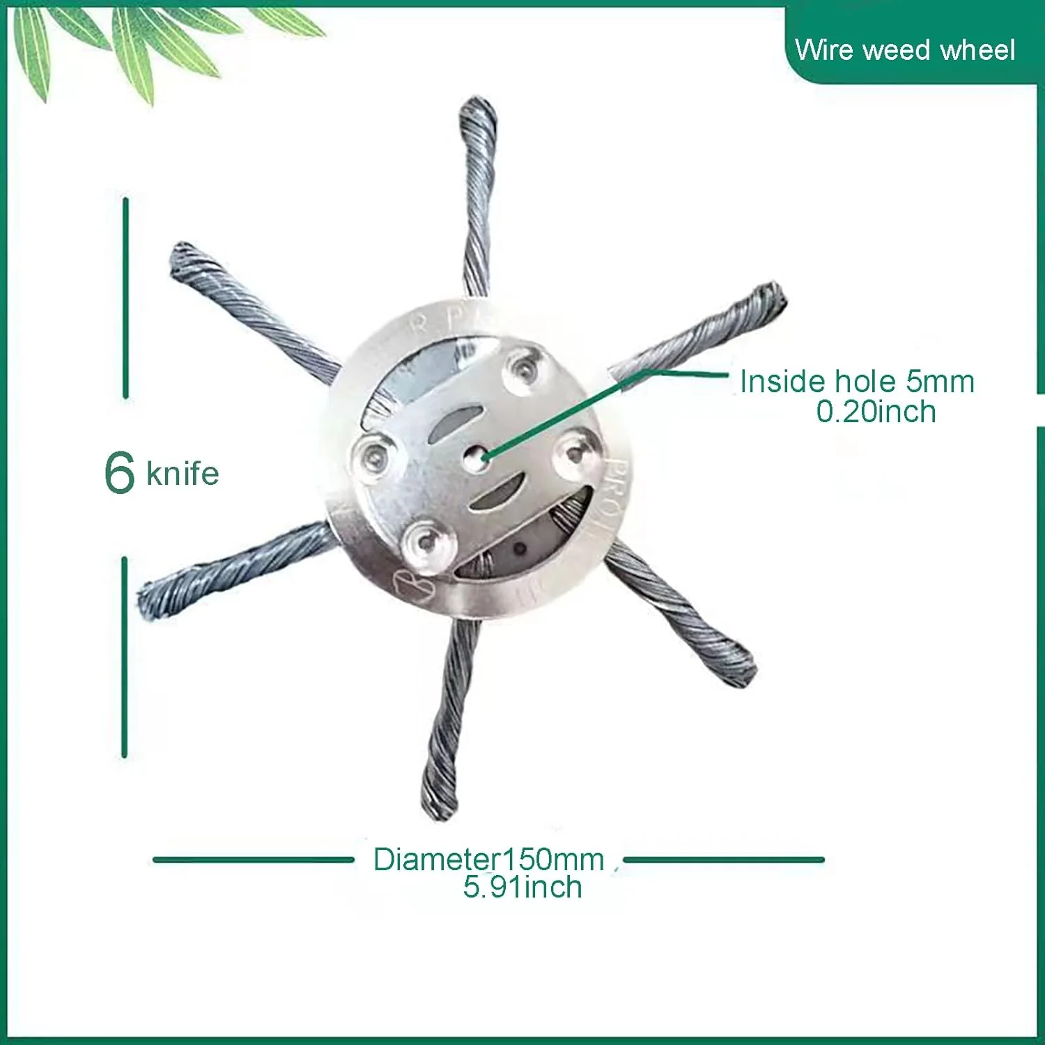 CUBETA Steel String Trimmer Accessories Wire Grass Trimmer Head Replacement NEW - Image 2