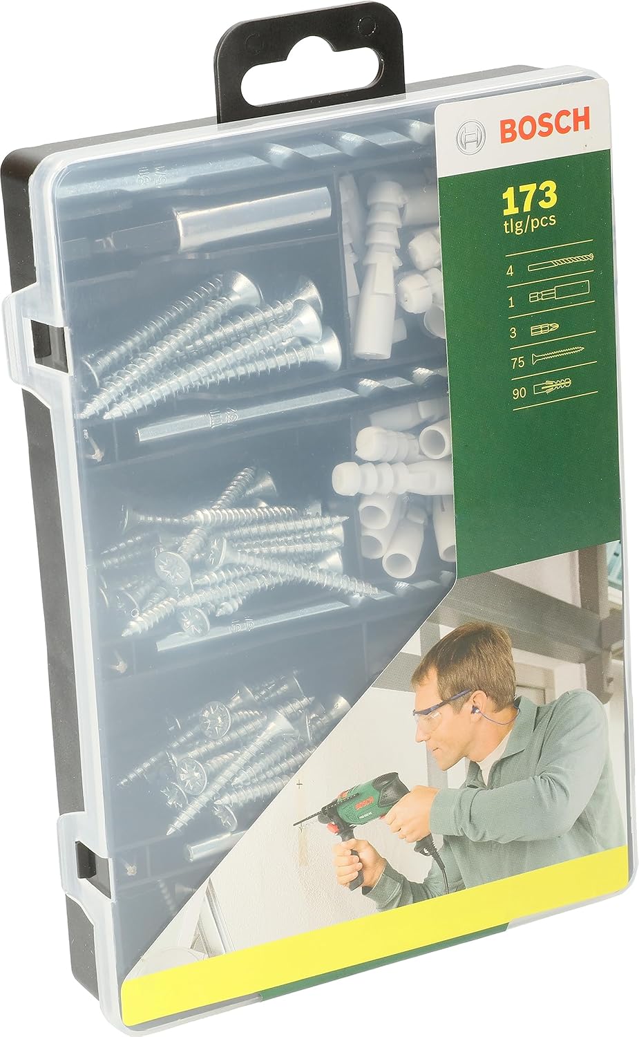 Bosch 173-Piece Drill Accessories Drill Bit Screwdriver and Fixing Set NEW - Image 2