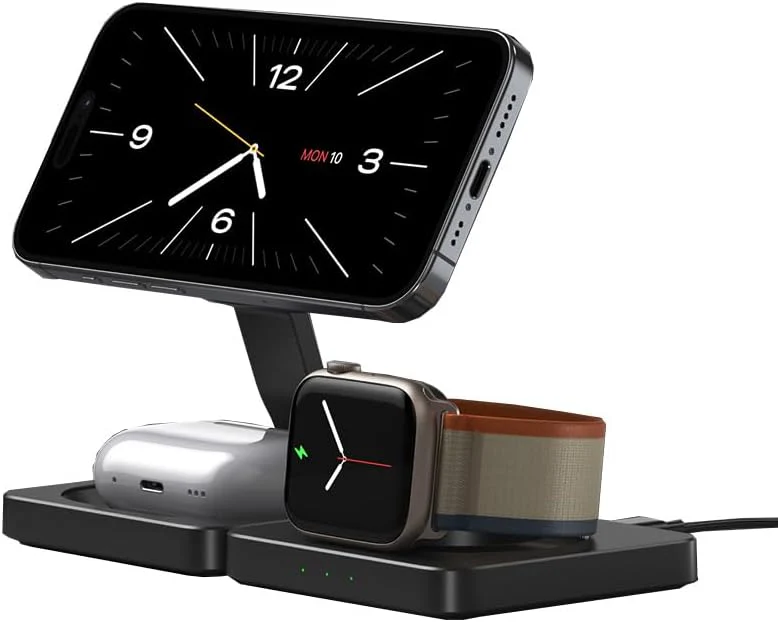3 in 1 Wireless Charging Station for Apple Watch and iPhone Magsafe DEMO - Image 7