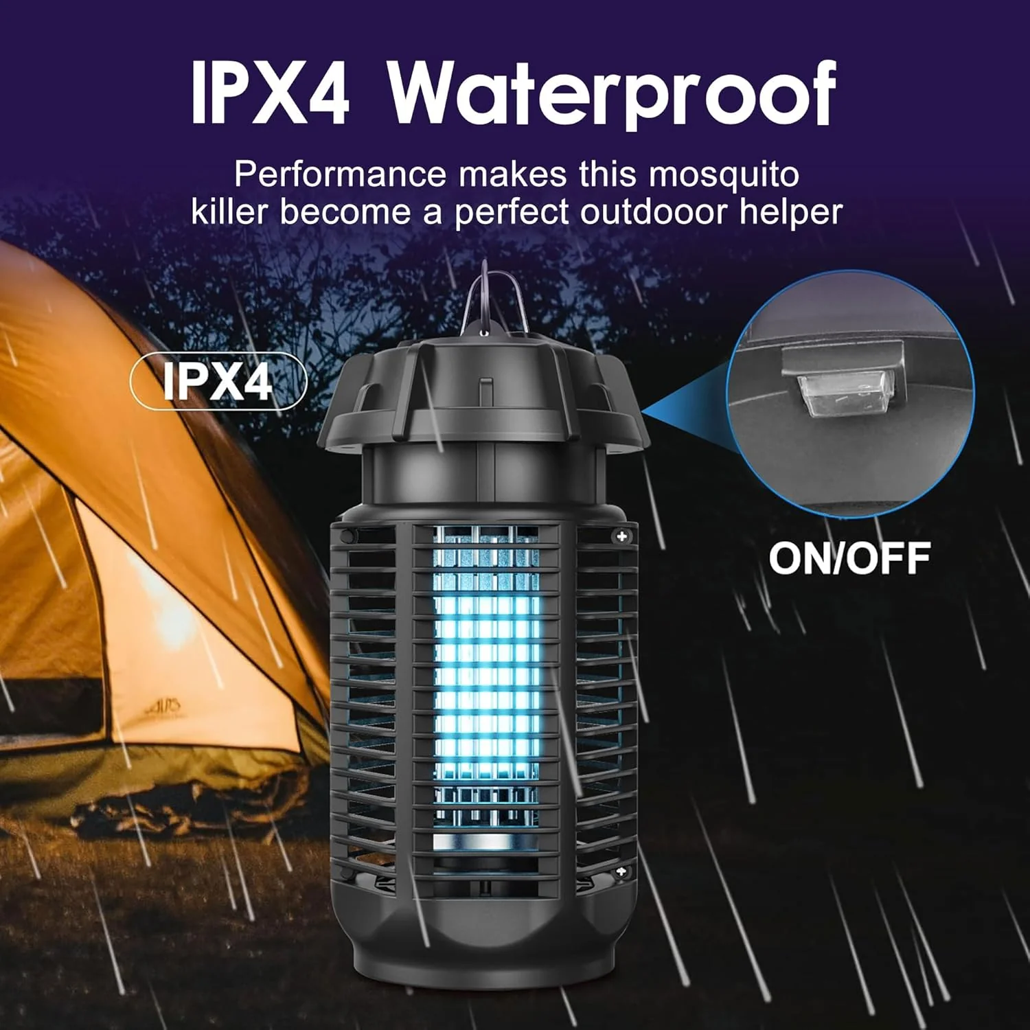 Anyuainiya Traps Mosquito Zapper Electric Bug Killer Outdoor Pest Control NEW - Image 3
