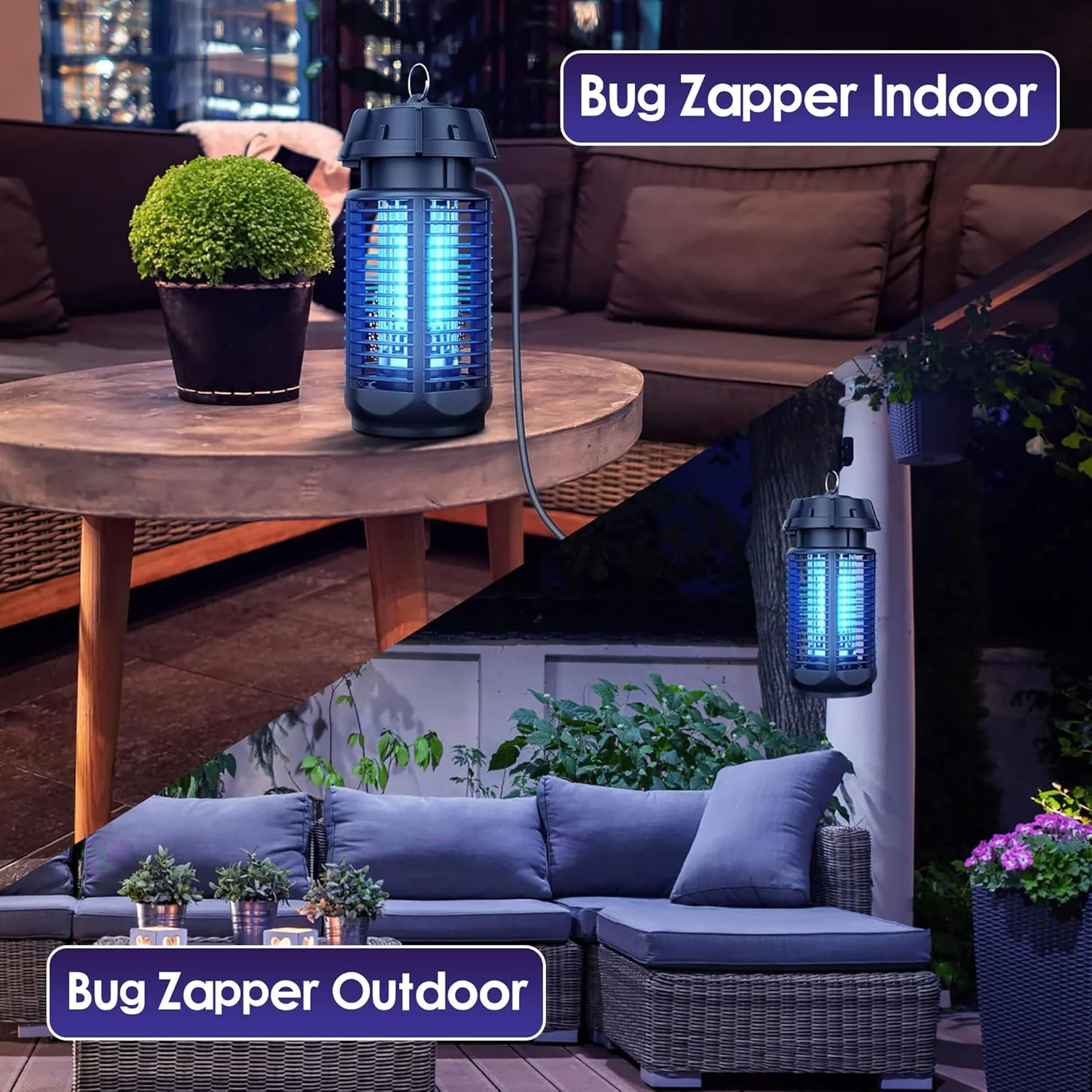Anyuainiya Traps Mosquito Zapper Electric Bug Killer Outdoor Pest Control NEW - Image 9
