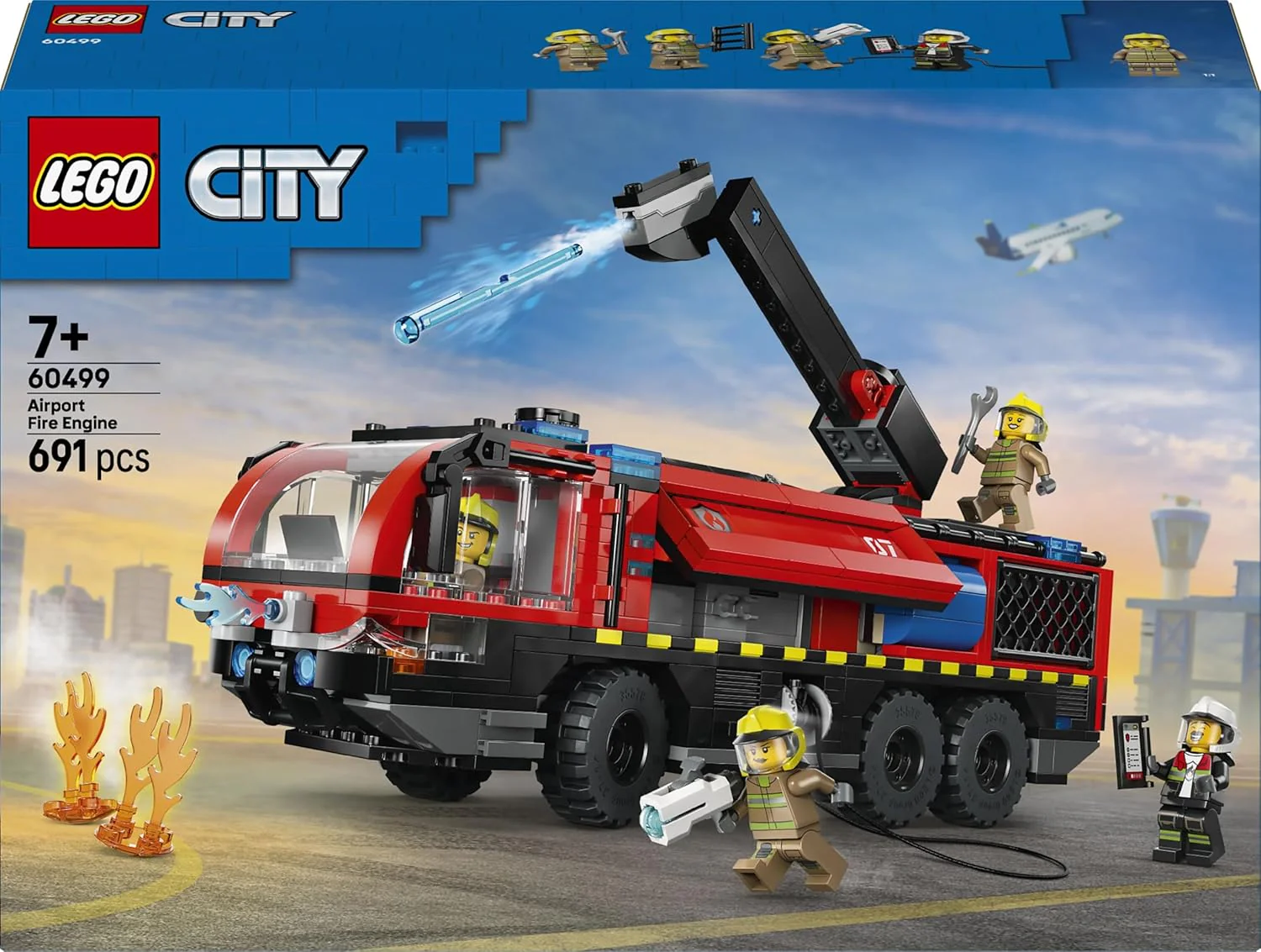 LEGO City Building Sets Airport Fire Engine 60499 Emergency Vehicle Toy NEW - Image 8
