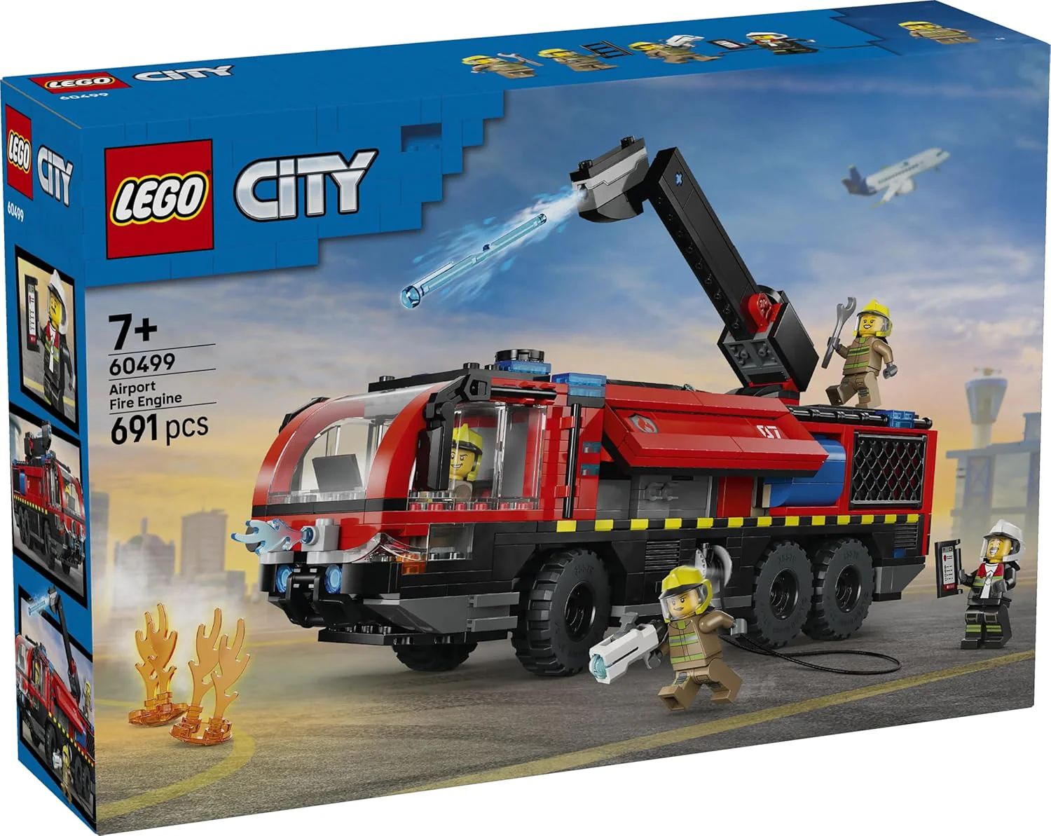 LEGO City Building Sets Airport Fire Engine 60499 Emergency Vehicle Toy NEW - Image 9