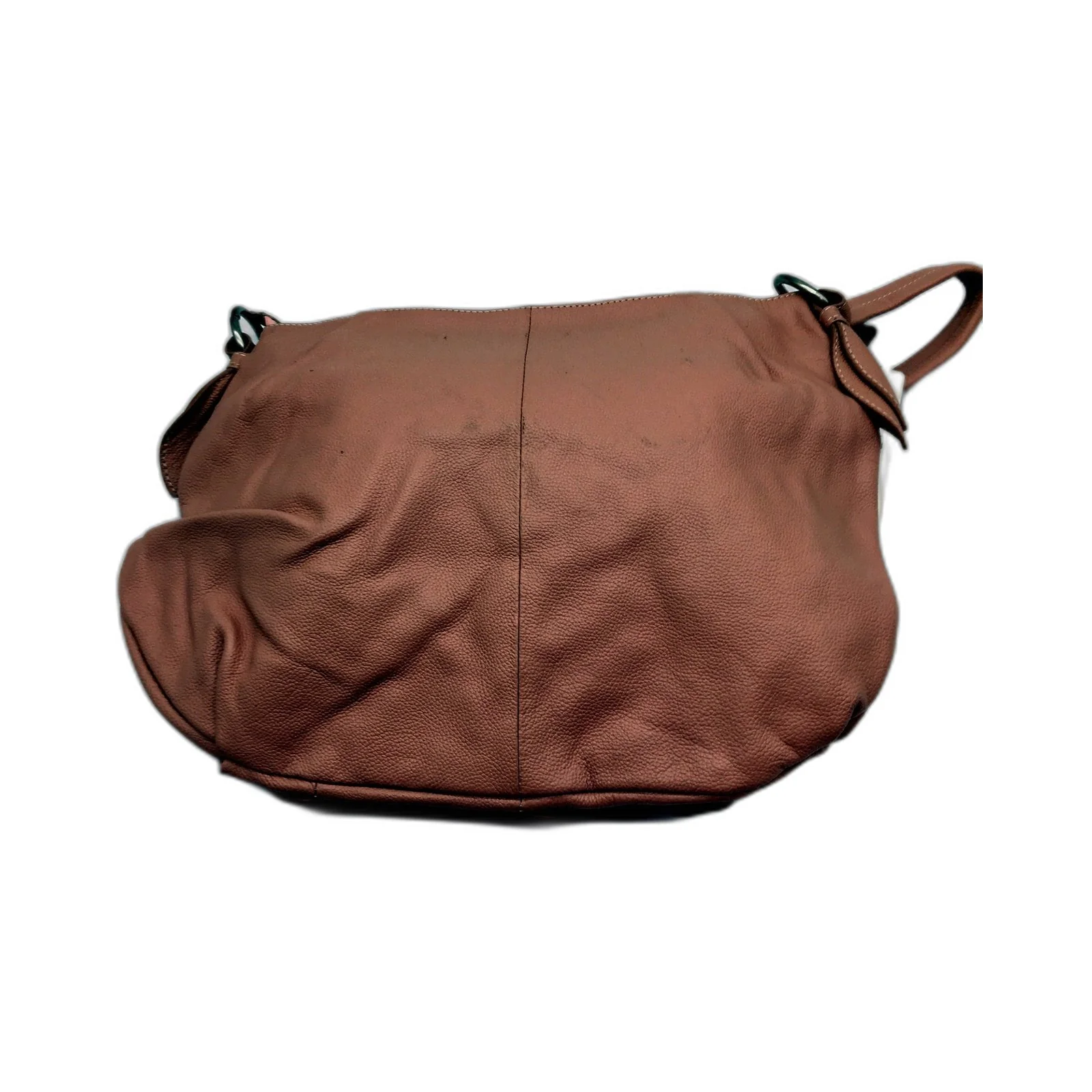Poppy Green Womens Leather Hobo Handbag Blush Pink Stylish Versatile Bag NEW - Image 2