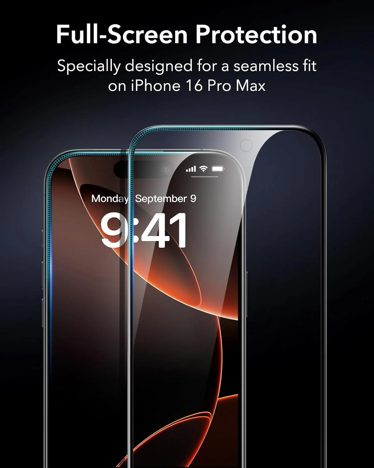 ESR Privacy Screen Protectors Anti-spy Tempered Glass for iPhone 16 Pro Max NEW - Image 6