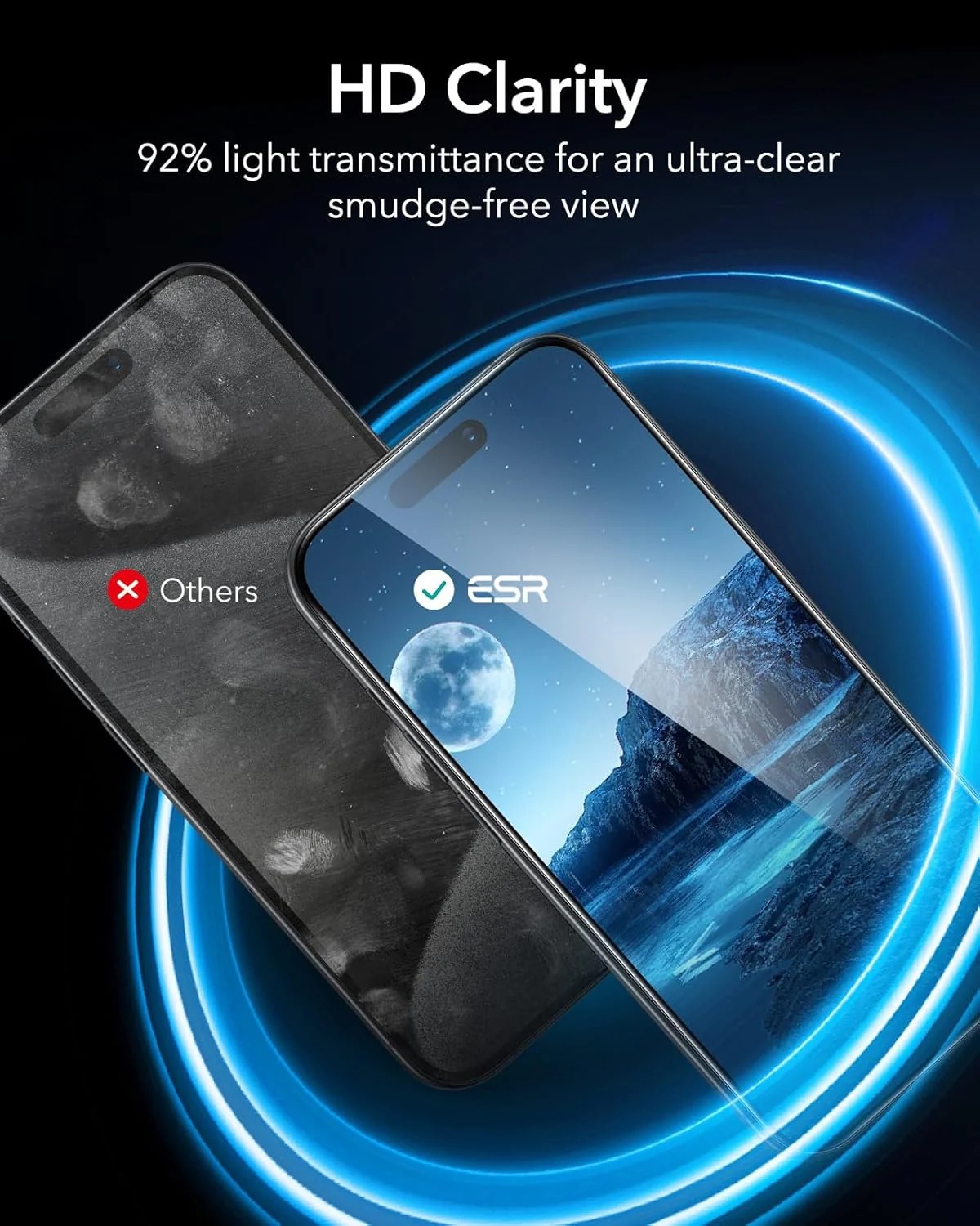 ESR Privacy Screen Protectors Anti-spy Tempered Glass for iPhone 16 Pro Max NEW - Image 7