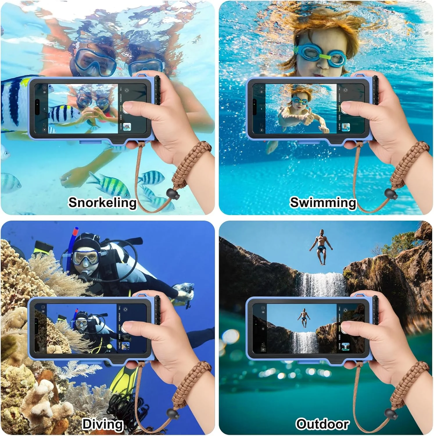 ManKiaPro Waterproof Basic Cases Diving Snorkeling Phone Case for iPhone NEW - Image 6