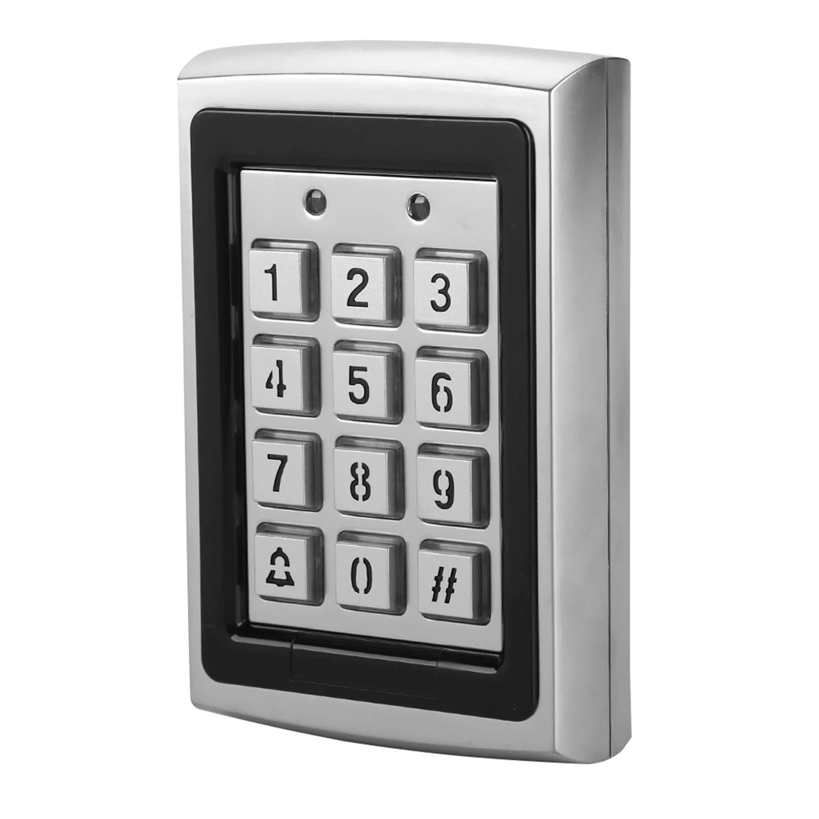 ASHATA Keypad Dummy Cameras Door Access Control Card Reader Silver - Smart NEW
