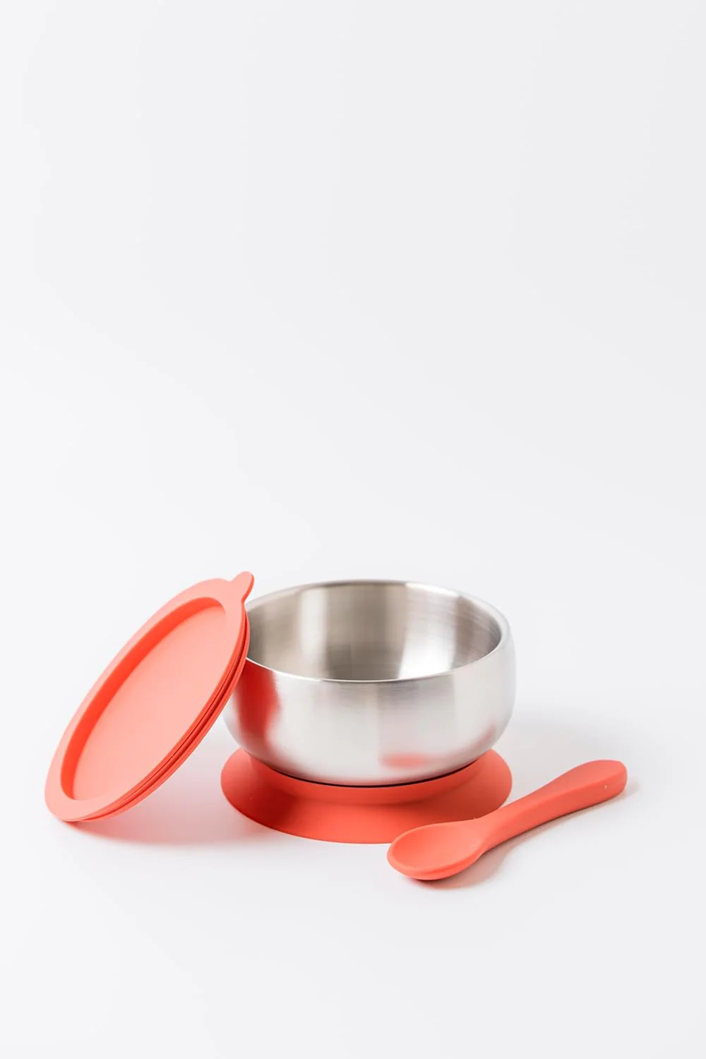 Lion & Bowls Lady Australia Pink Stainless Steel Baby Food Bowl with DEMO - Image 2