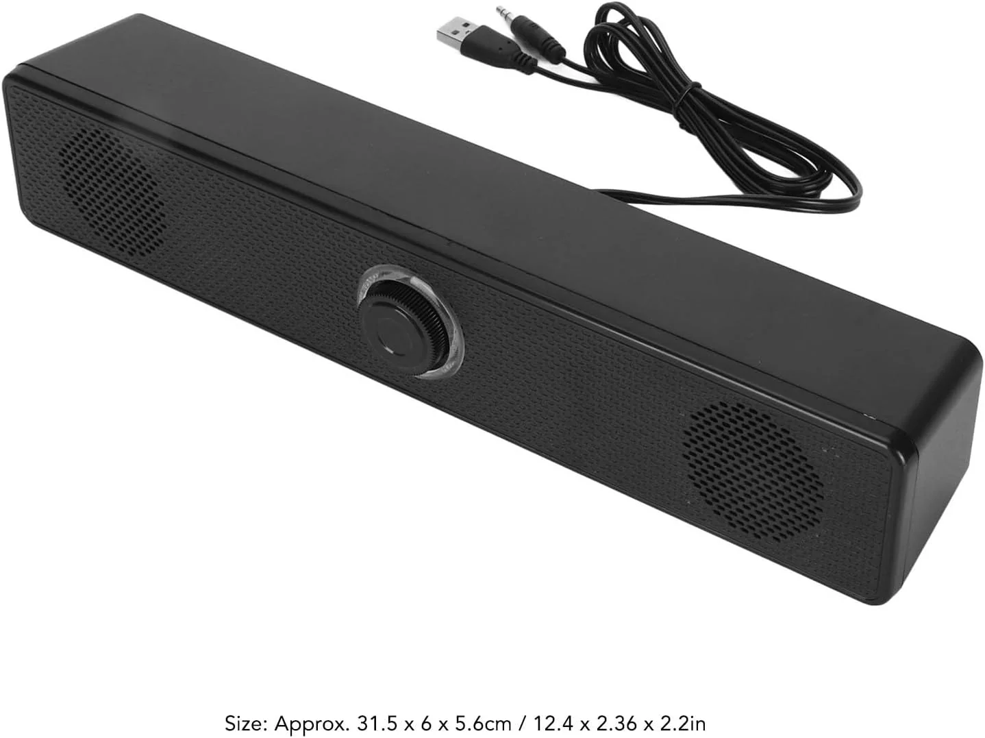 GOWENIC USB Wired Stereo PC Speakers with Volume Control Knob for Desktop NEW - Image 7