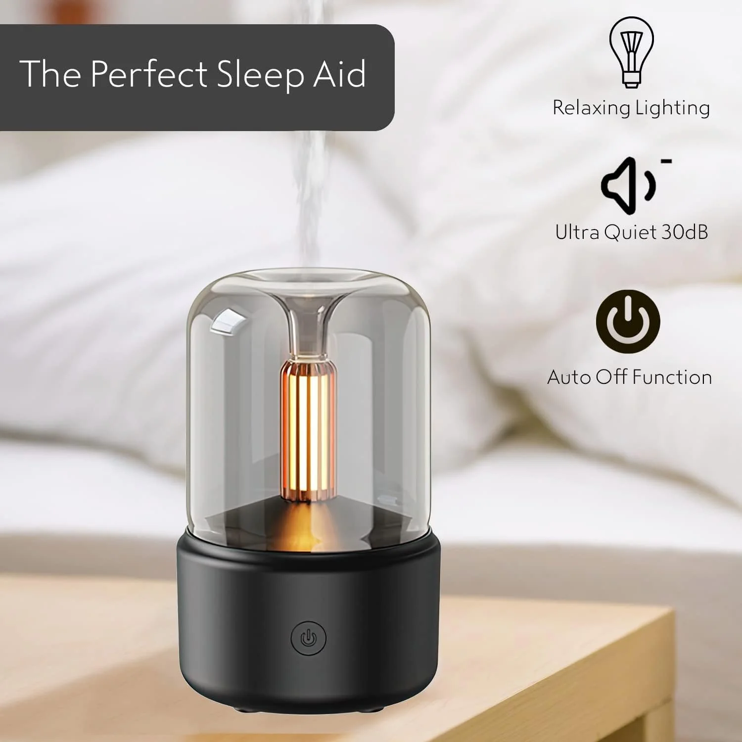 HayGem Ultrasonic Single Room Humidifiers Cool Mist Humidifier with LED NEW - Image 3