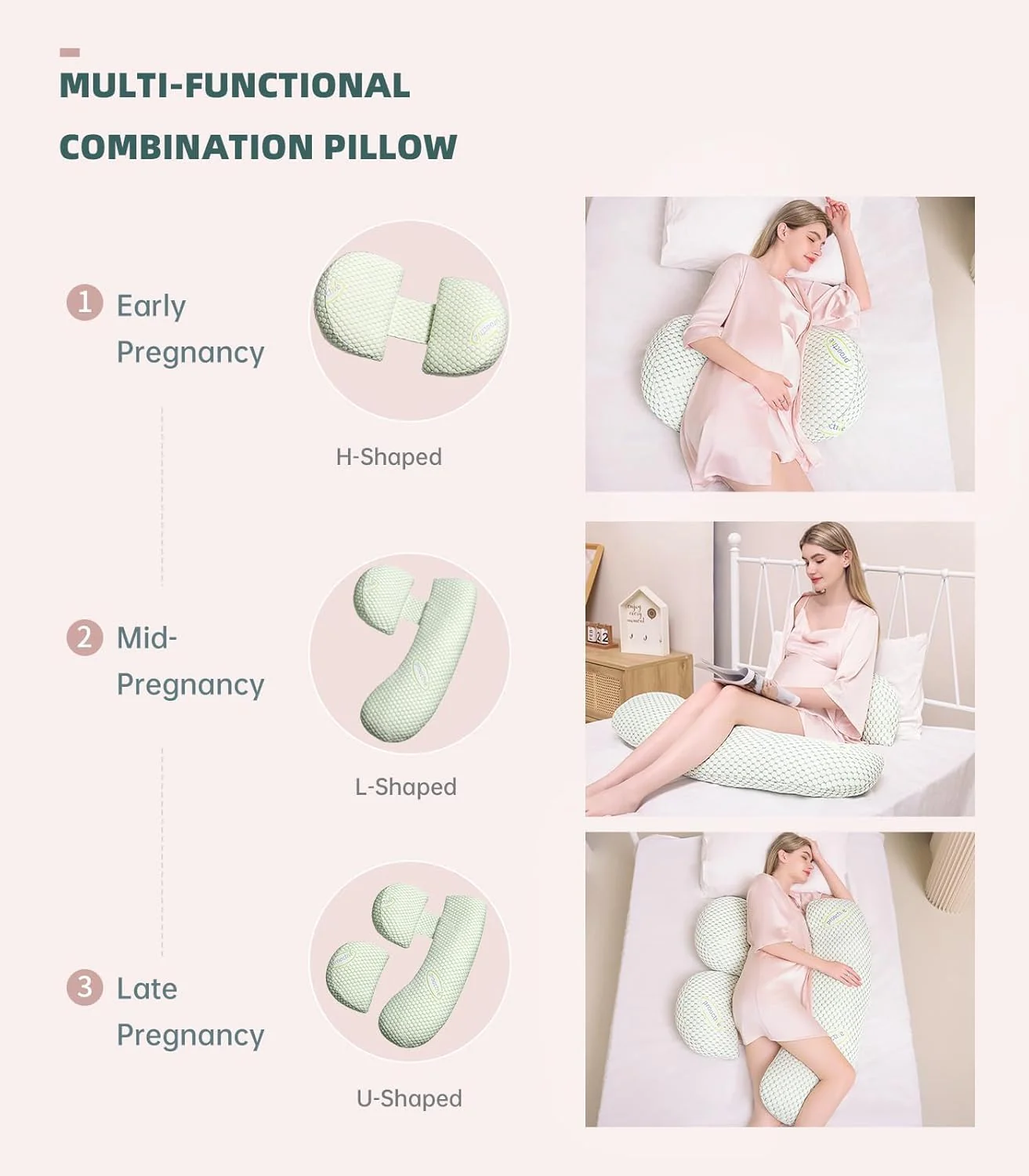 Cozioz Comfortable Maternity & Body Pillows Pregnancy Maternity Body Pillow NEW - Image 2