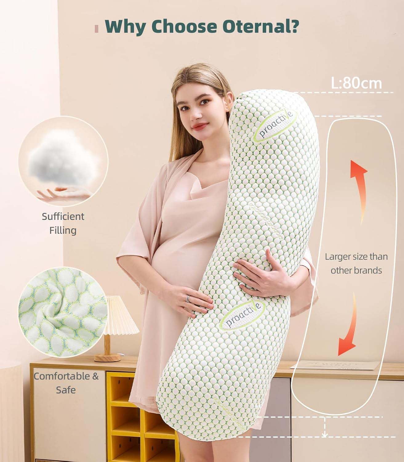 Cozioz Comfortable Maternity & Body Pillows Pregnancy Maternity Body Pillow NEW - Image 6