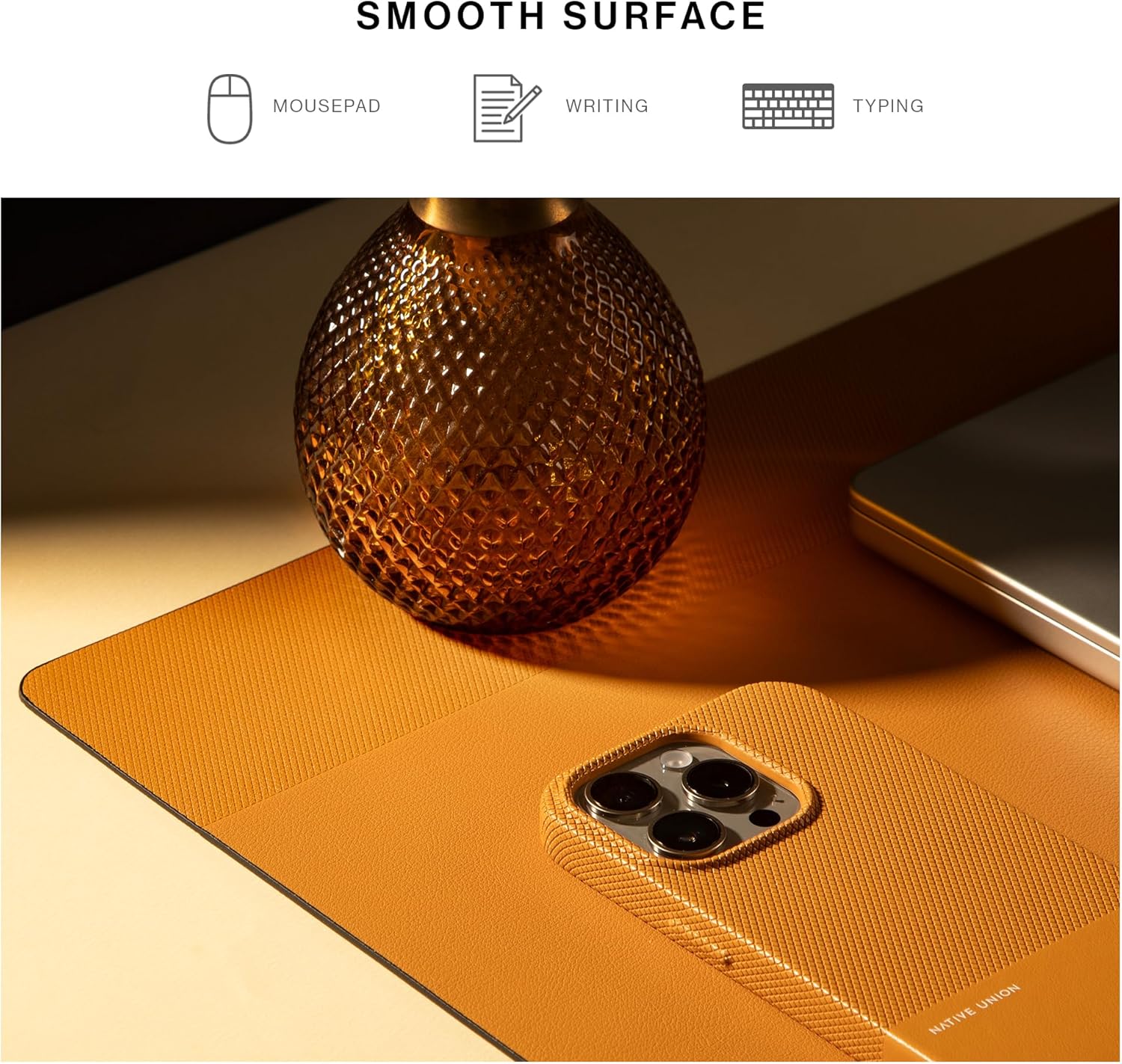 Native Union Mouse Pads Large Water-Resistant Dual-Sided Desk Pad for NEW - Image 5