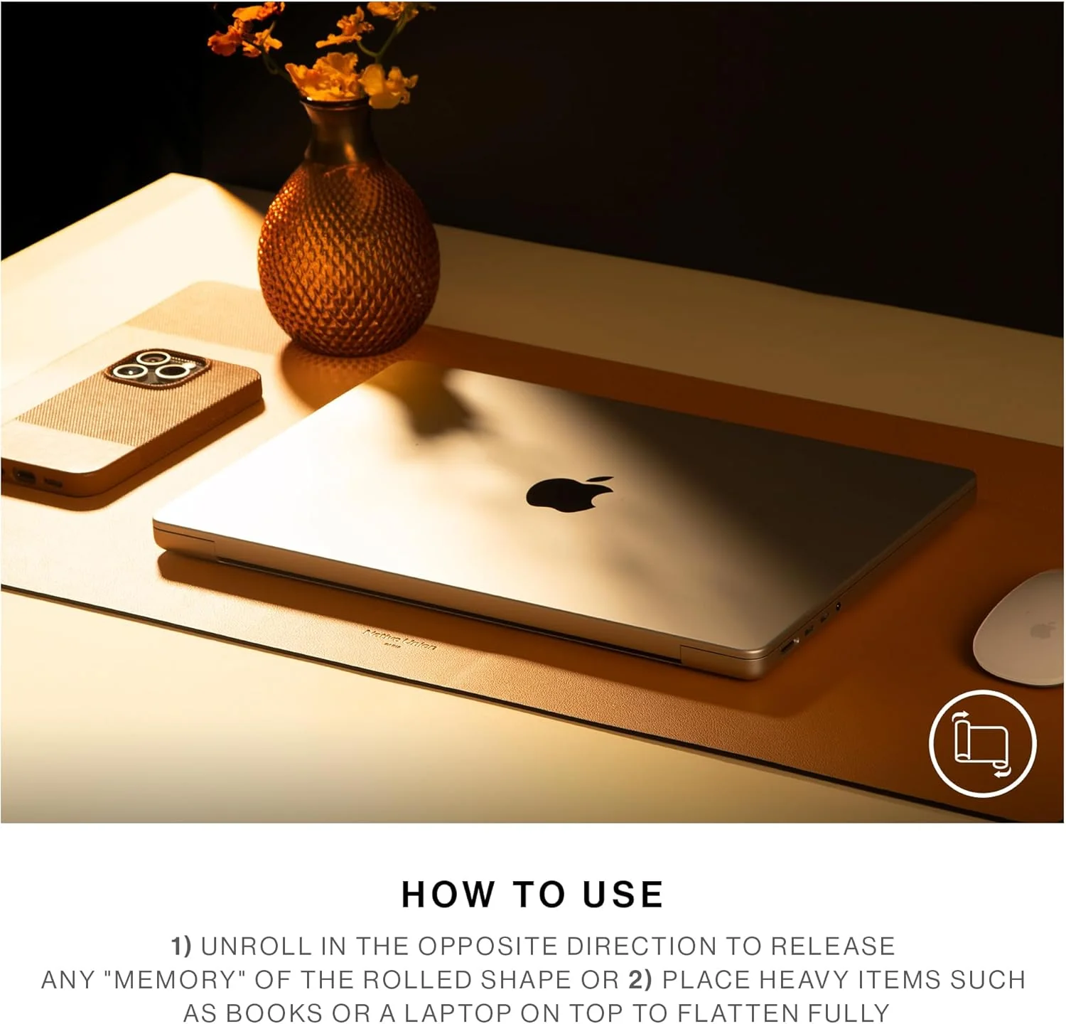 Native Union Mouse Pads Large Water-Resistant Dual-Sided Desk Pad for NEW - Image 8