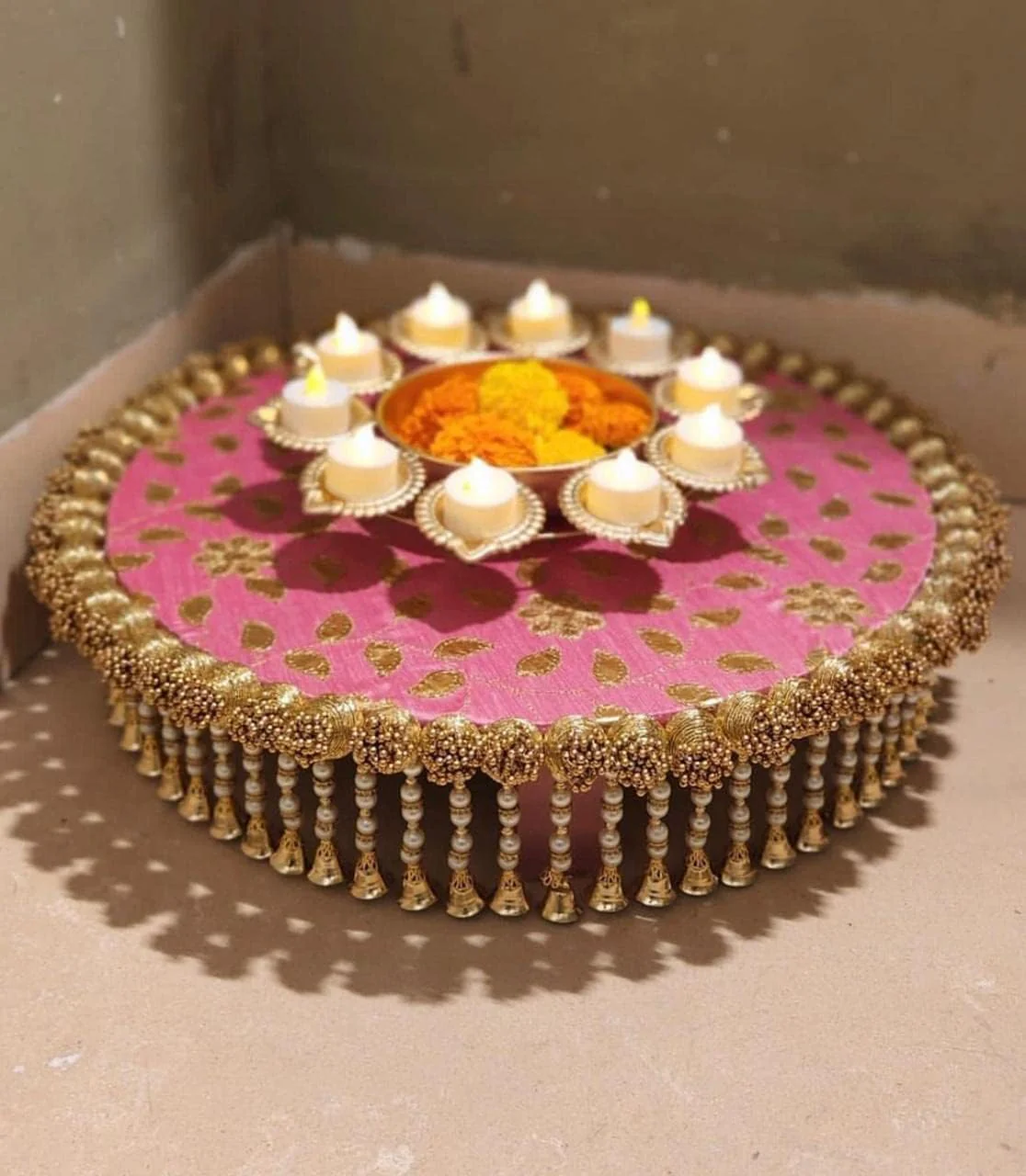 R Ayurveda Religious & Spiritual Items Copper Decorative Metal Diya NEW - Image 6