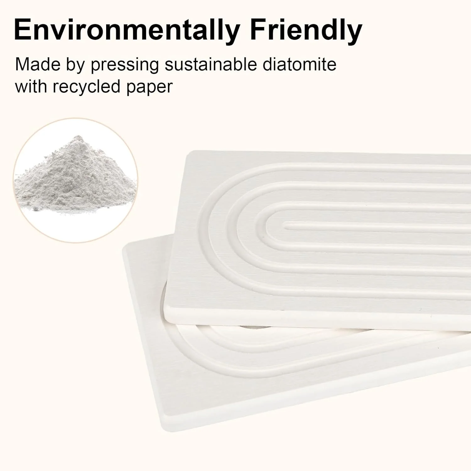 OzEssence Dish Dish Drying Mats Drying Mat White Super Absorbent & Non-Slip NEW - Image 4