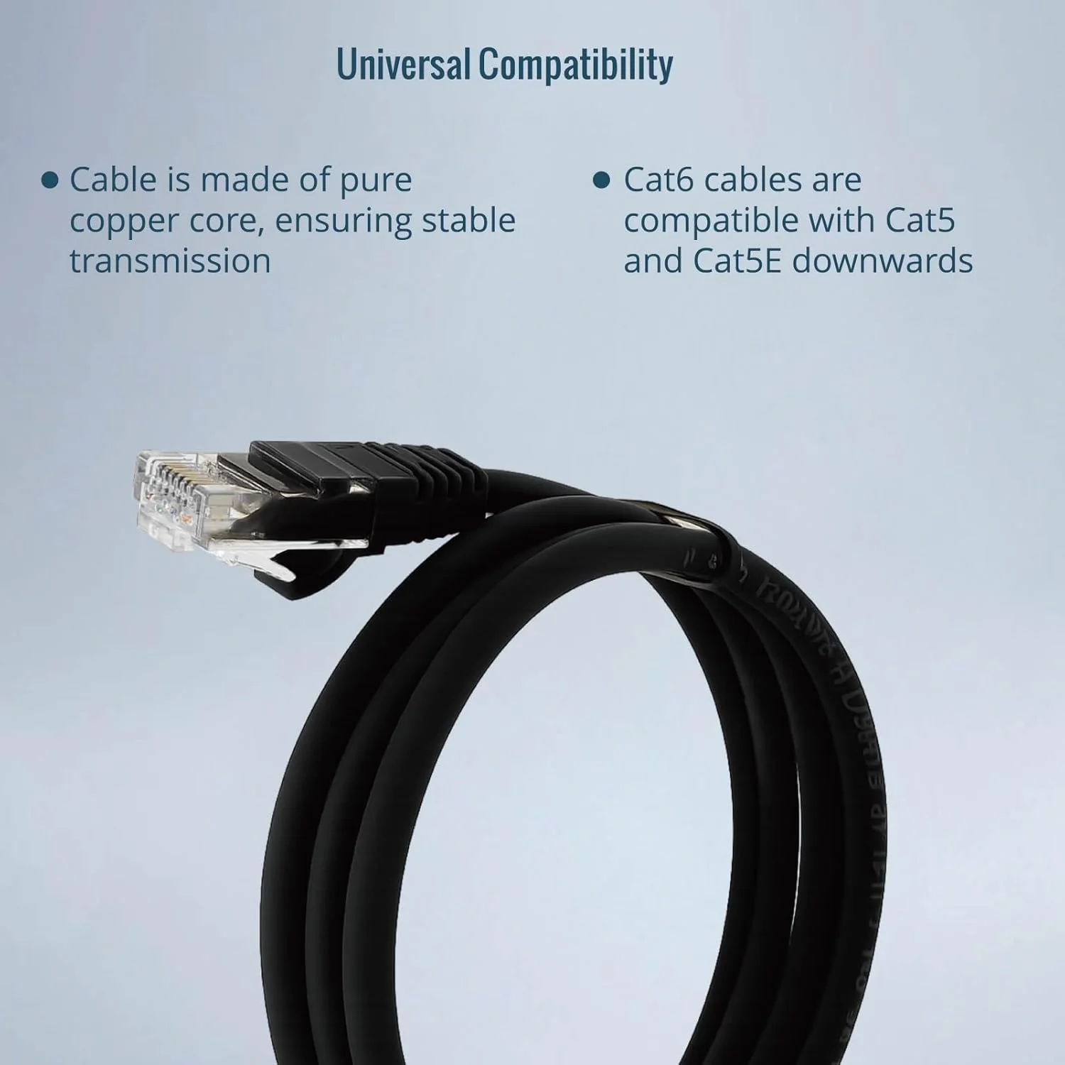 Tecmojo Cat Cat 6 Cables 6 Ethernet Cable Pack - Gigabit LAN RJ45 Copper NEW - Image 5