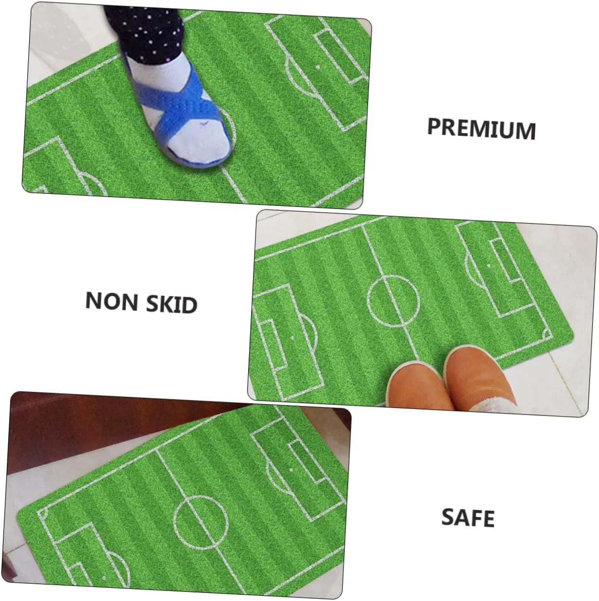 SUPVOX Decorative Doormats Doormat Non-Skid Absorbent Foot Pad Green Size NEW - Image 6