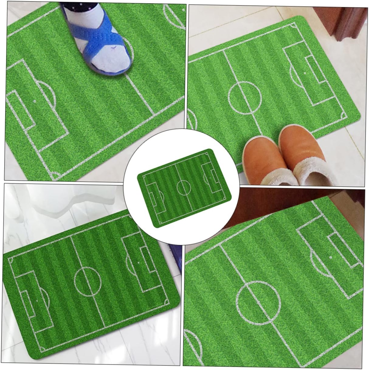 SUPVOX Decorative Doormats Doormat Non-Skid Absorbent Foot Pad Green Size NEW - Image 8