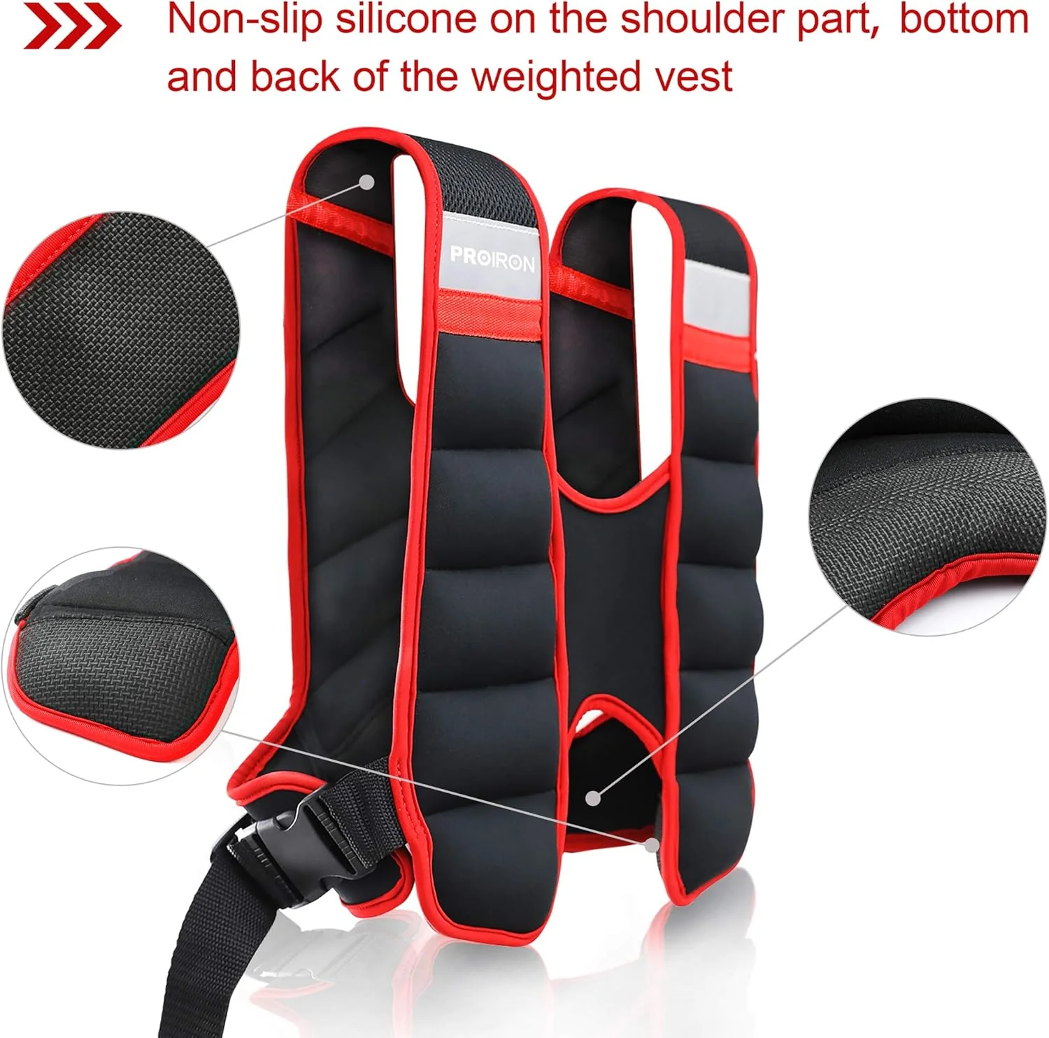 PROIRON 5kg Weight Vests Weighted Vest, One Size Comfortable Neoprene NEW - Image 6