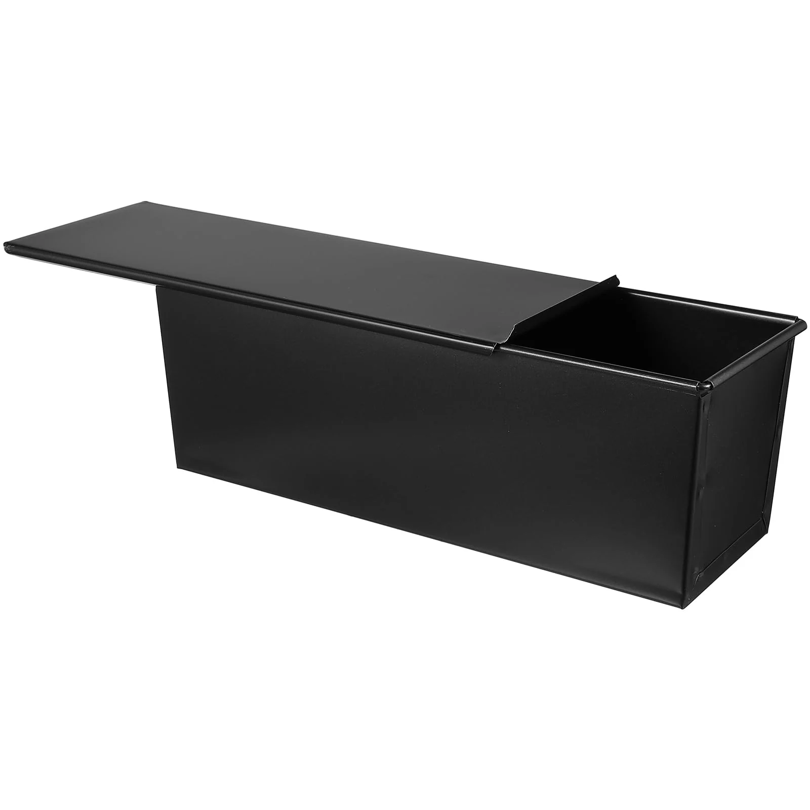 Rectangular Bakeware Tins & Trays Metal Bread Toast Box Loaf Pan Black DEMO