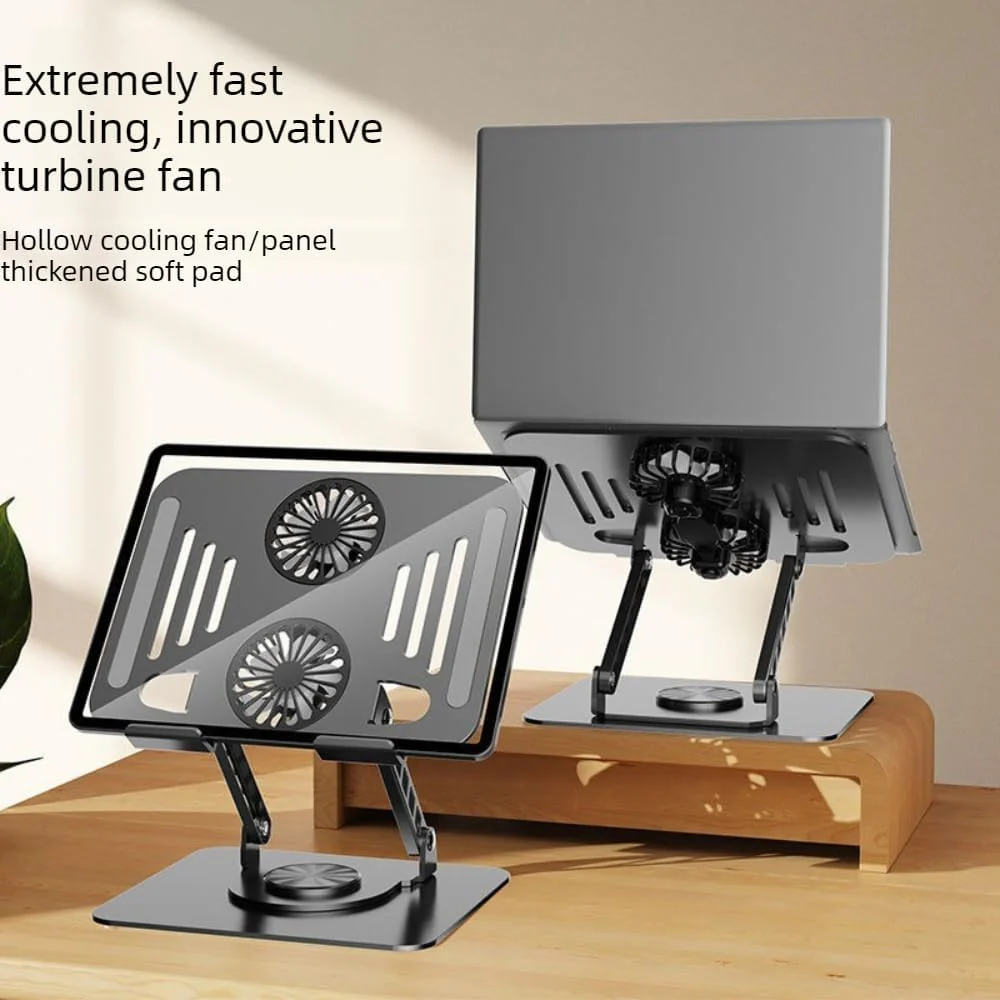 360° Swivel Computer Stands Rotating Computer Riser Foldable Laptop Stand NEW - Image 5