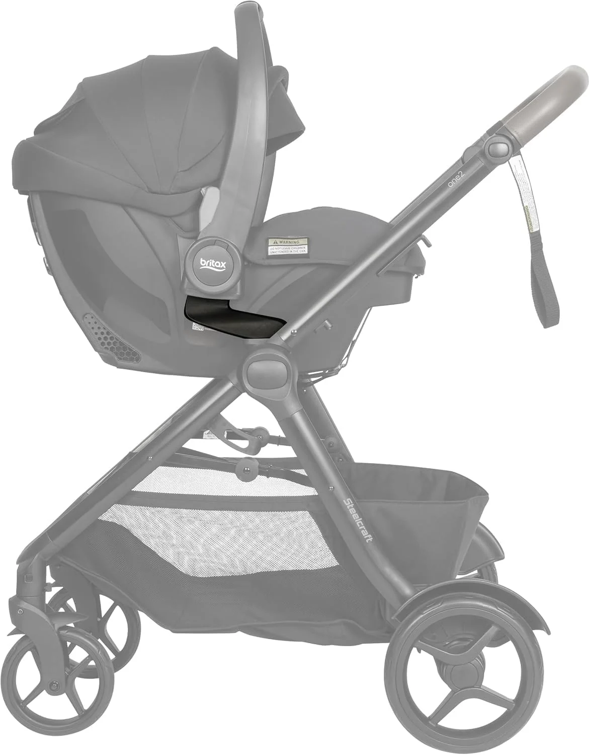 Britax One2 V2 Cosy Lux Click and Go Baby Capsule Adaptors Stroller NEW - Image 2