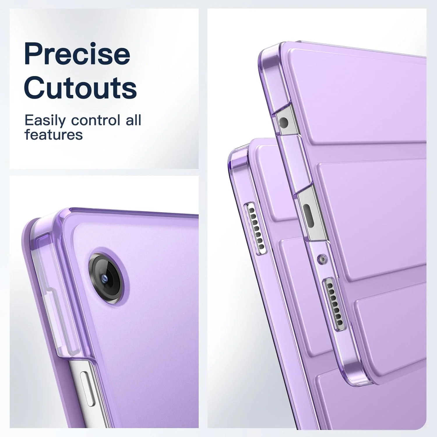 JETech Slim Tablet Cases Translucent Tablet Case for Samsung Galaxy Tab A11 NEW - Image 6