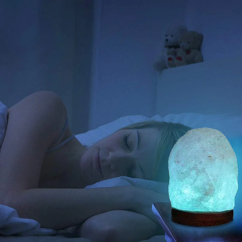 Elegant 7-Color Table Lamps Changing Natural Pink Salt Rock Table Lamp for NEW - Image 8