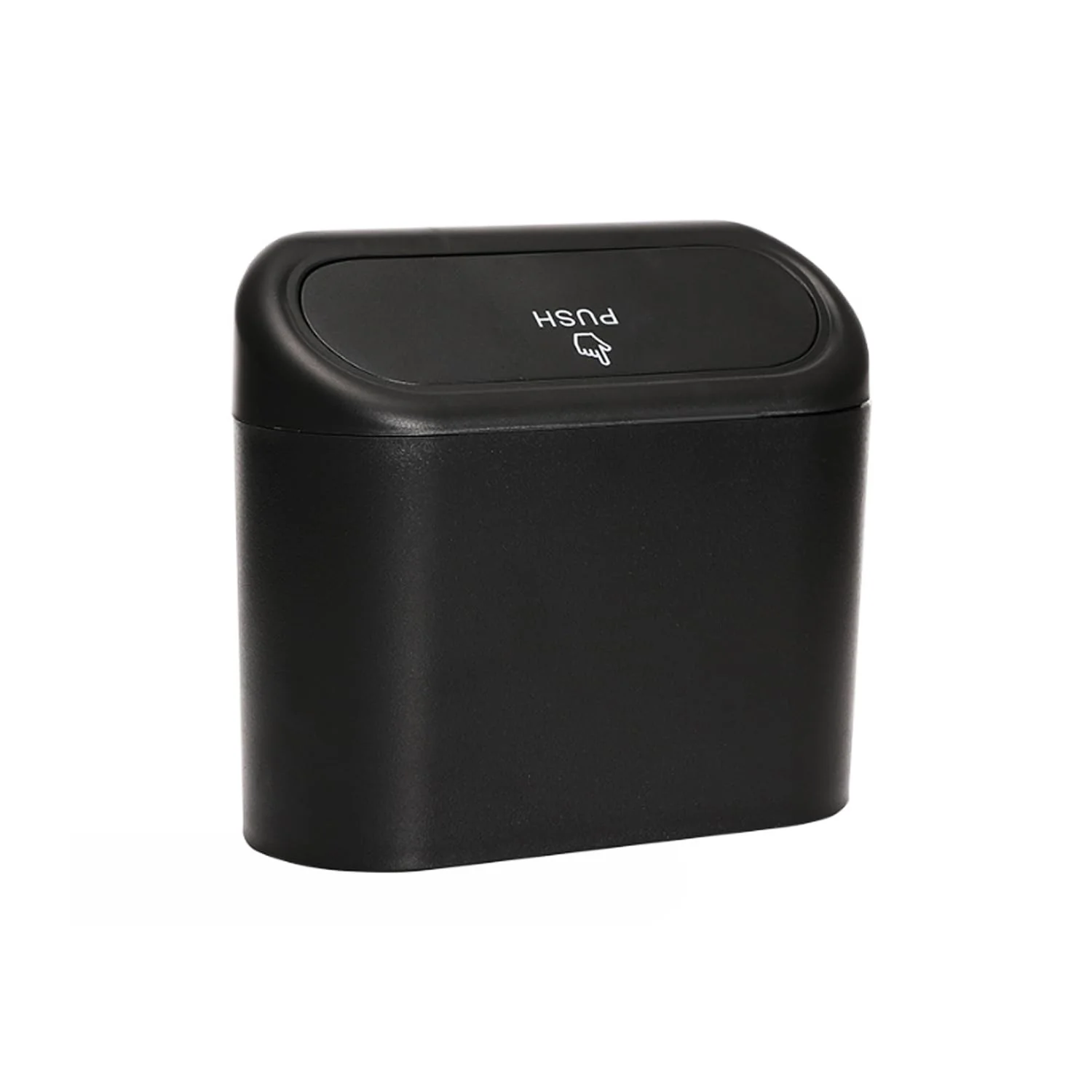 Car Accessories Trash Rubbish Dust Bin Holder Box Case Black 15.5x14x6.5cm NEW