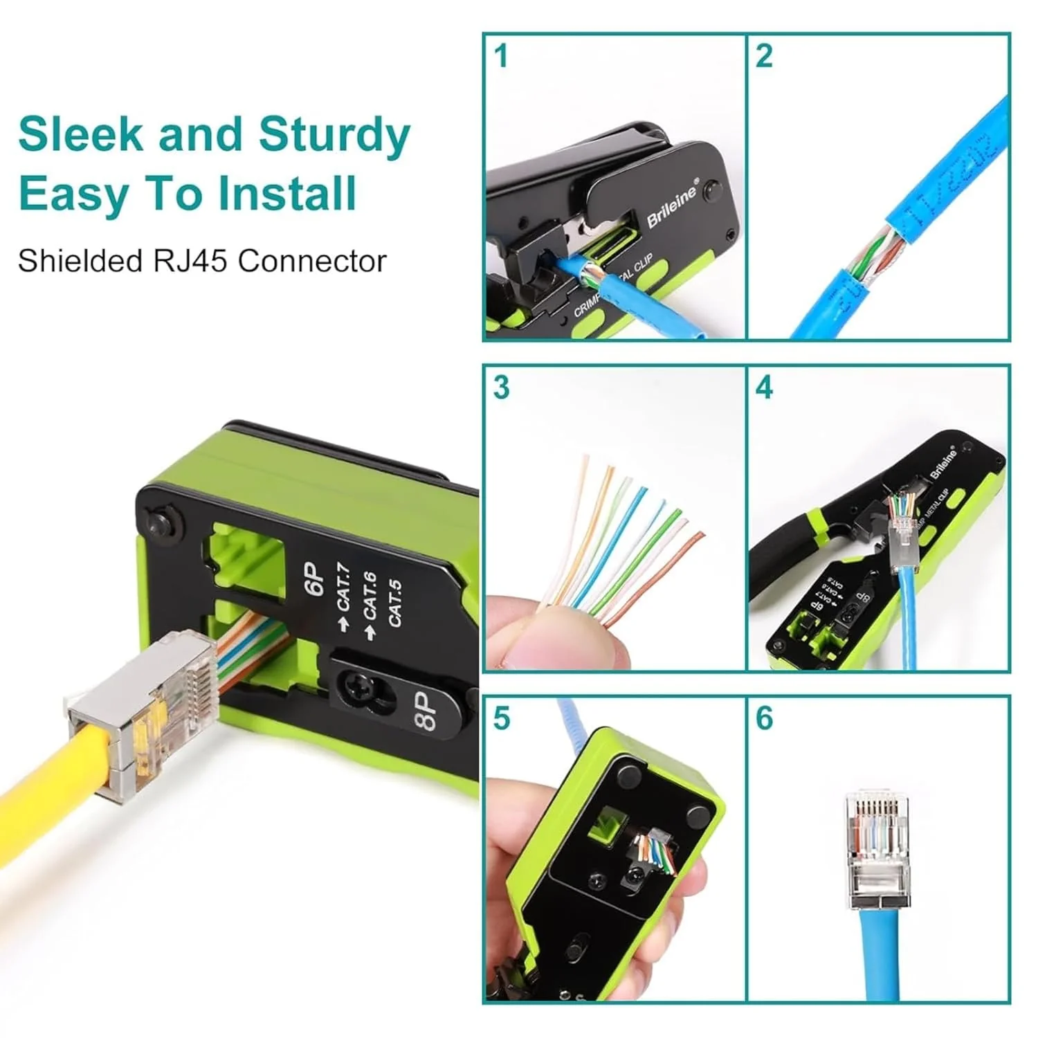 Shielded Cat Cables & Accessories 6 Ethernet Cables with RJ45 Connector DEMO - Image 9