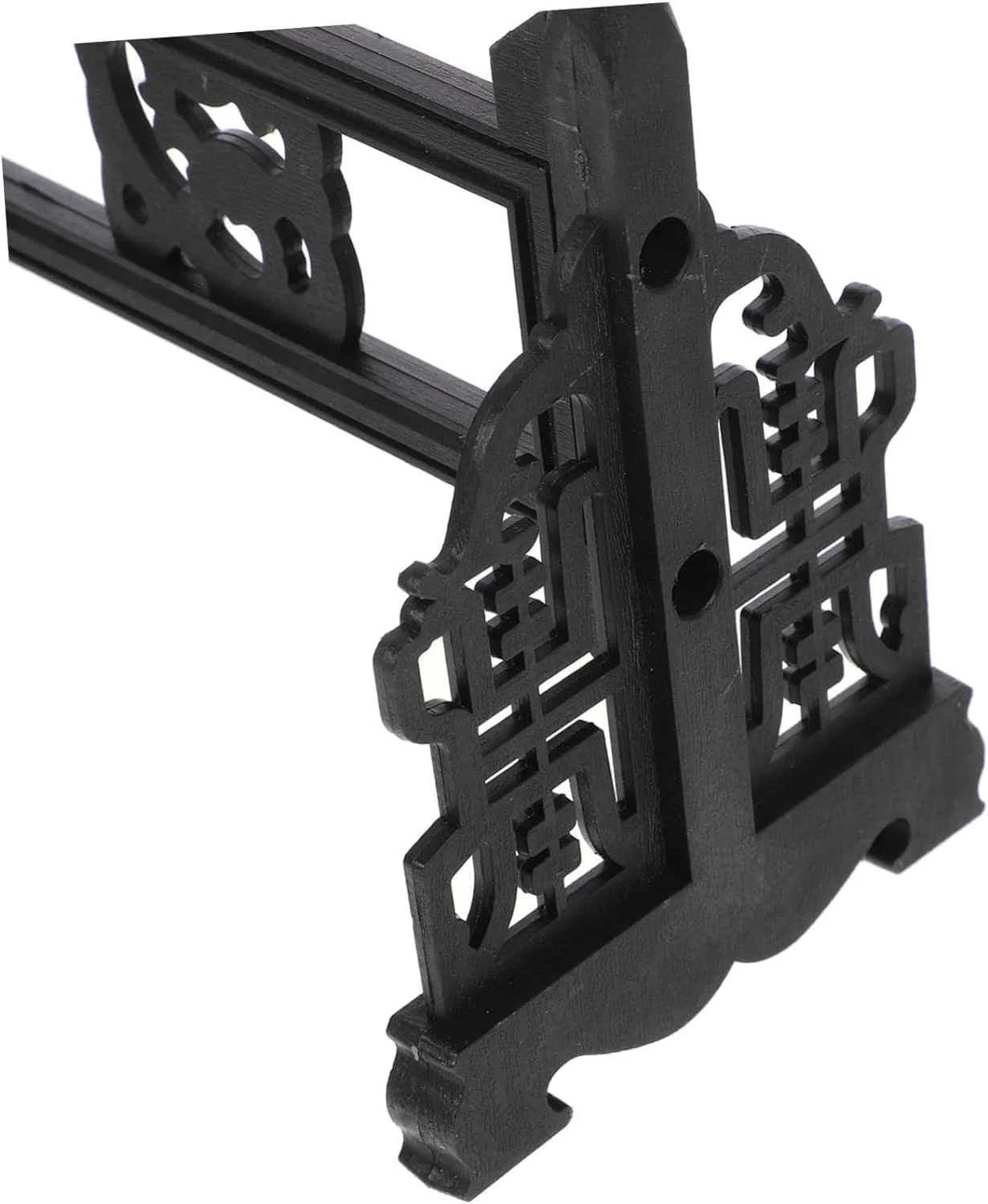 Wooden Stationery Display Organizer Black Resin Home Office Decor DEMO - Image 5