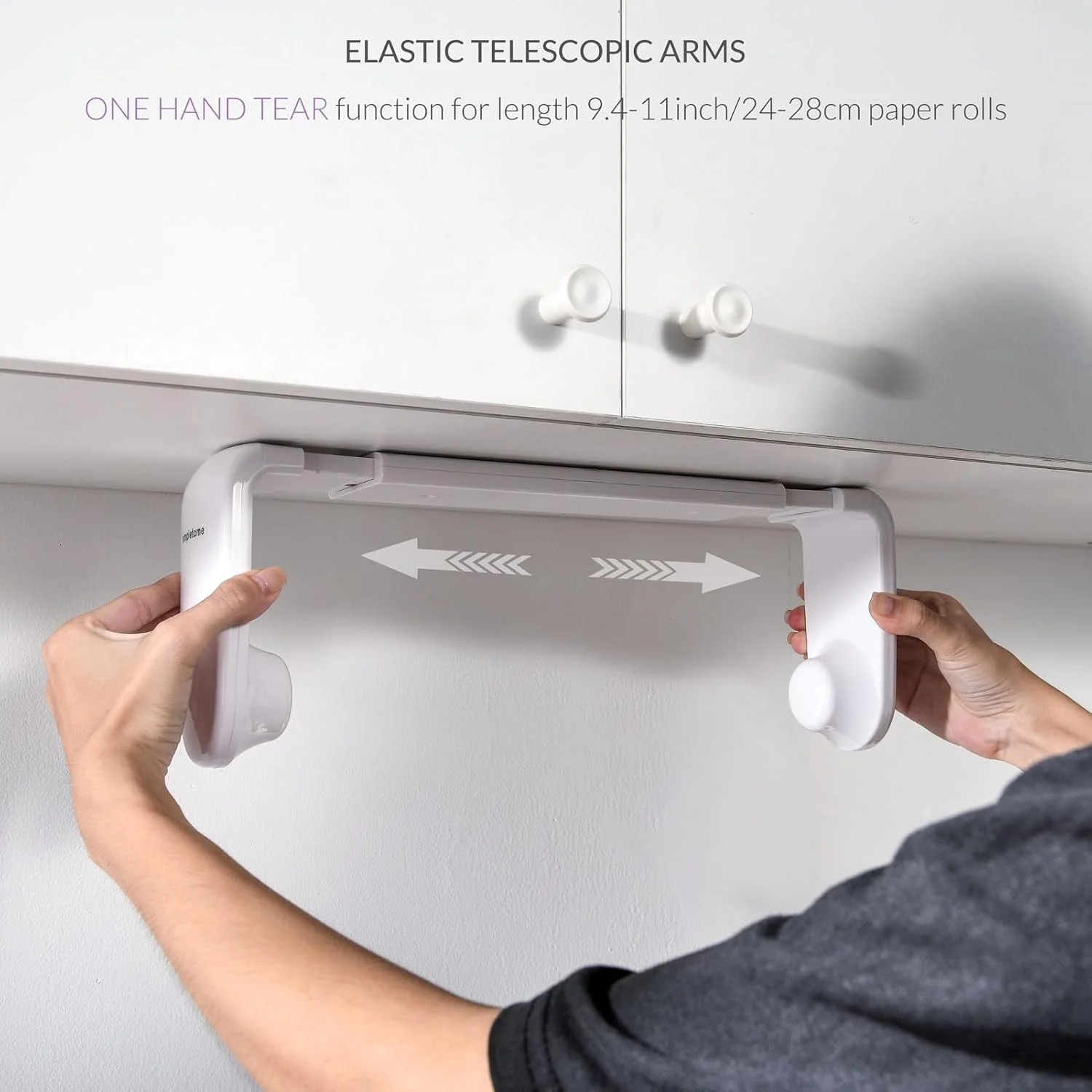 simpletome Paper Racks & Holders Towel Holder One-Hand Tear Adjustable DEMO - Image 4