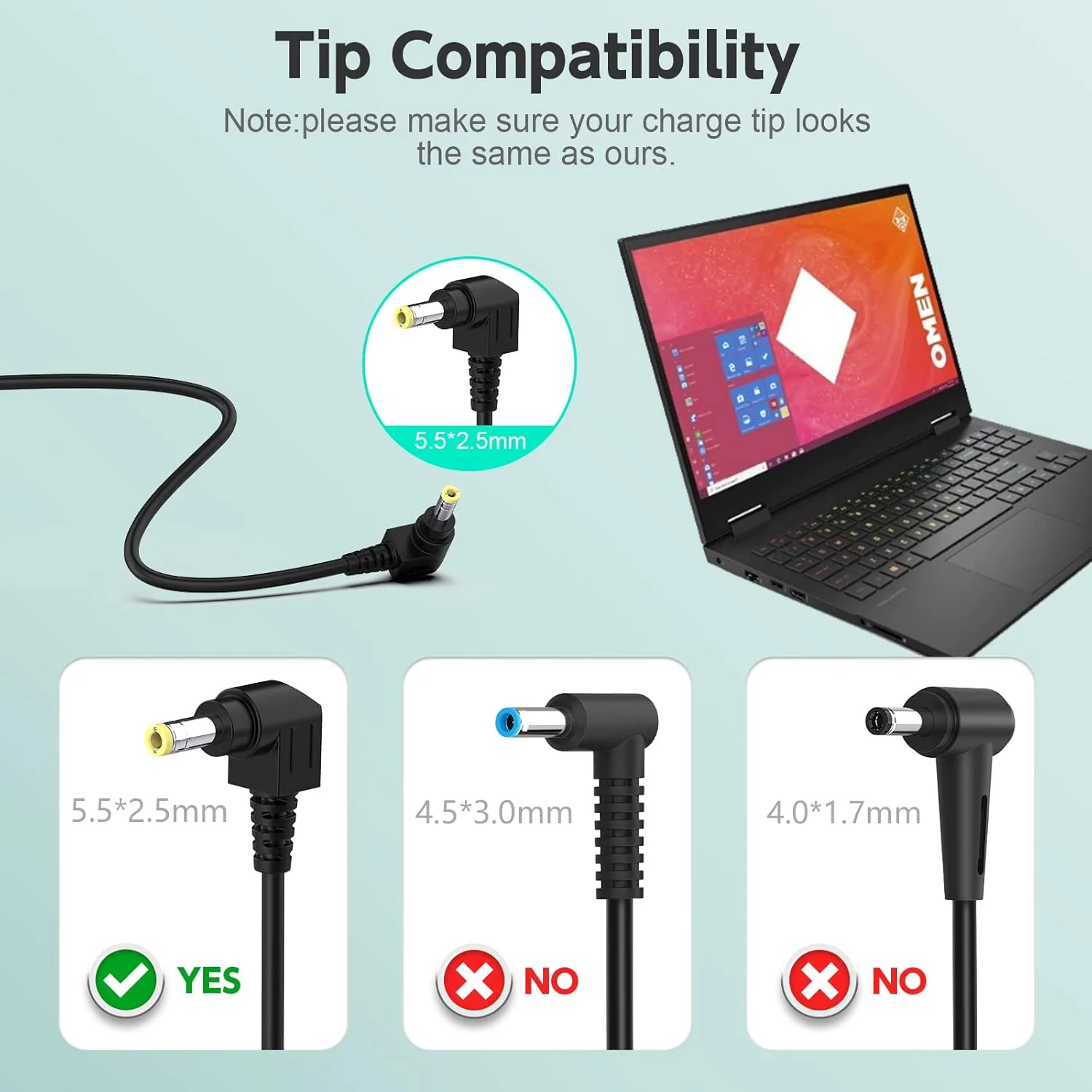 65W 19V Black Power Adapter Charger for JBL ASUS Toshiba Laptops DEMO - Image 4
