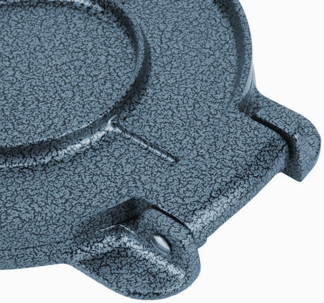 ViviCreate 8" Heavy Duty Cast Iron Tortilla Press with 100pcs Paper Blue NEW - Image 7