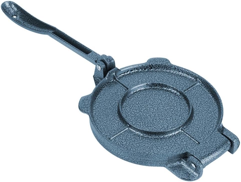 ViviCreate 8" Heavy Duty Cast Iron Tortilla Press with 100pcs Paper Blue NEW - Image 9