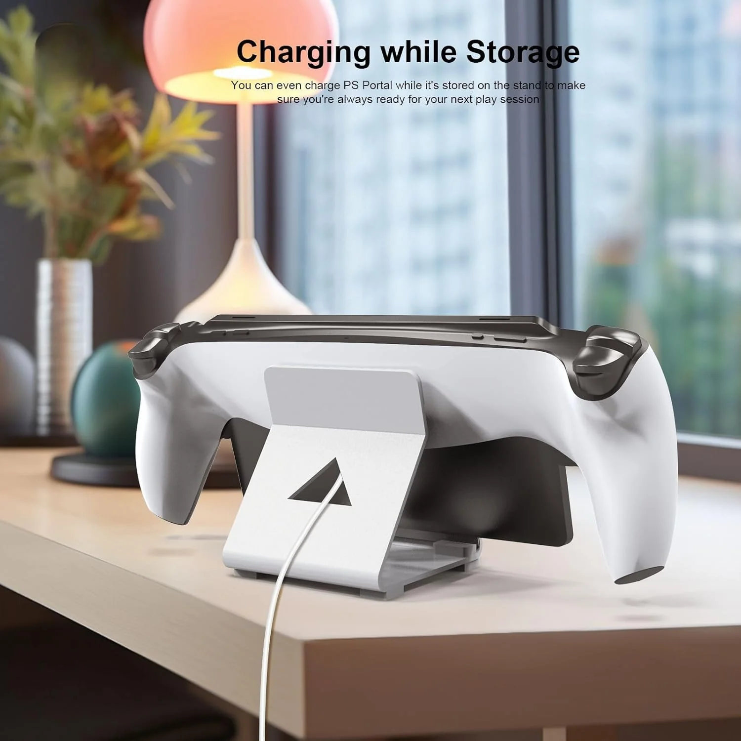 Multifunctional Tablet Stand Portable Gaming Console Holder in White NEW - Image 4