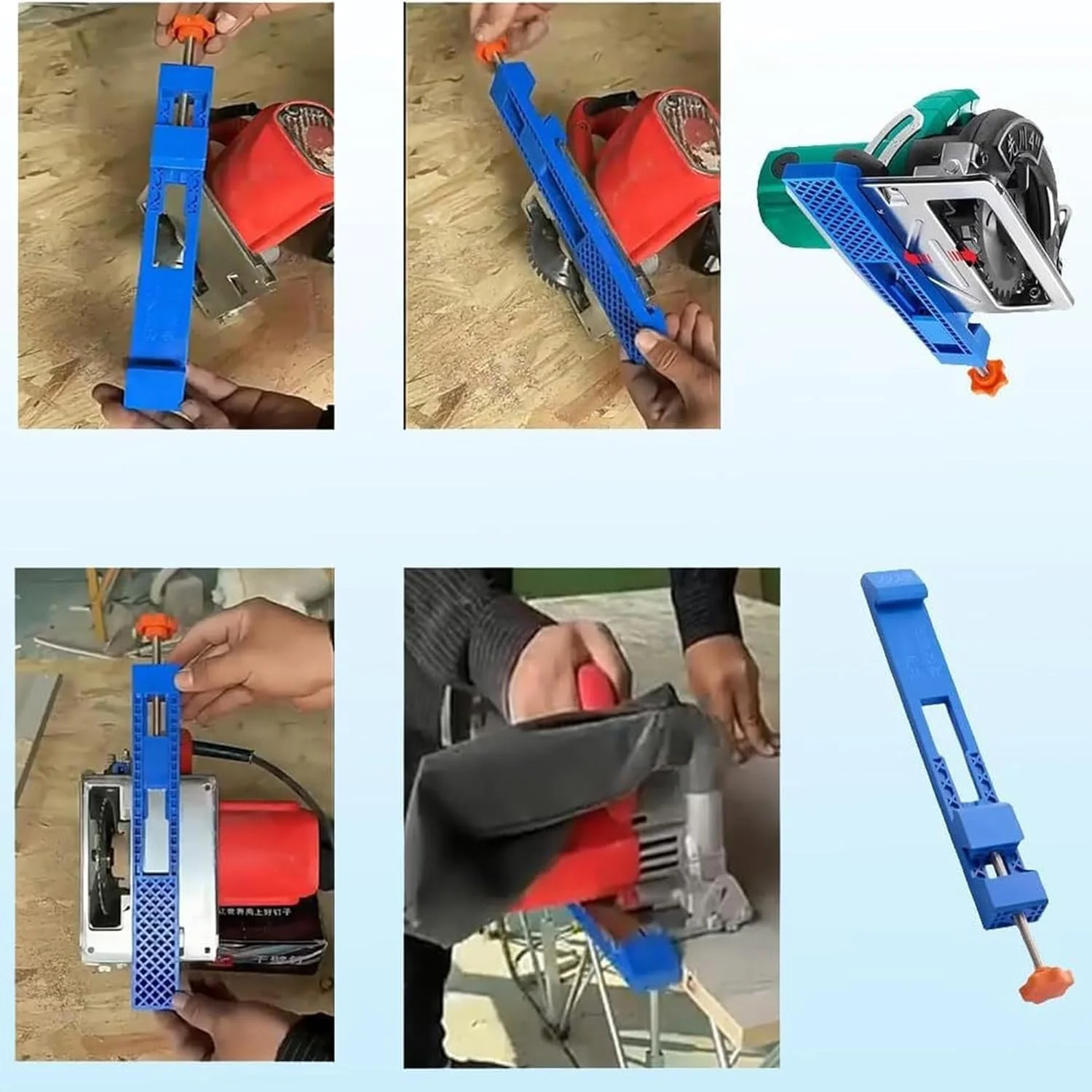 Adjustable Circular Drill Accessories Saw Cutting Guide with Anti-Shift Milling - Image 3