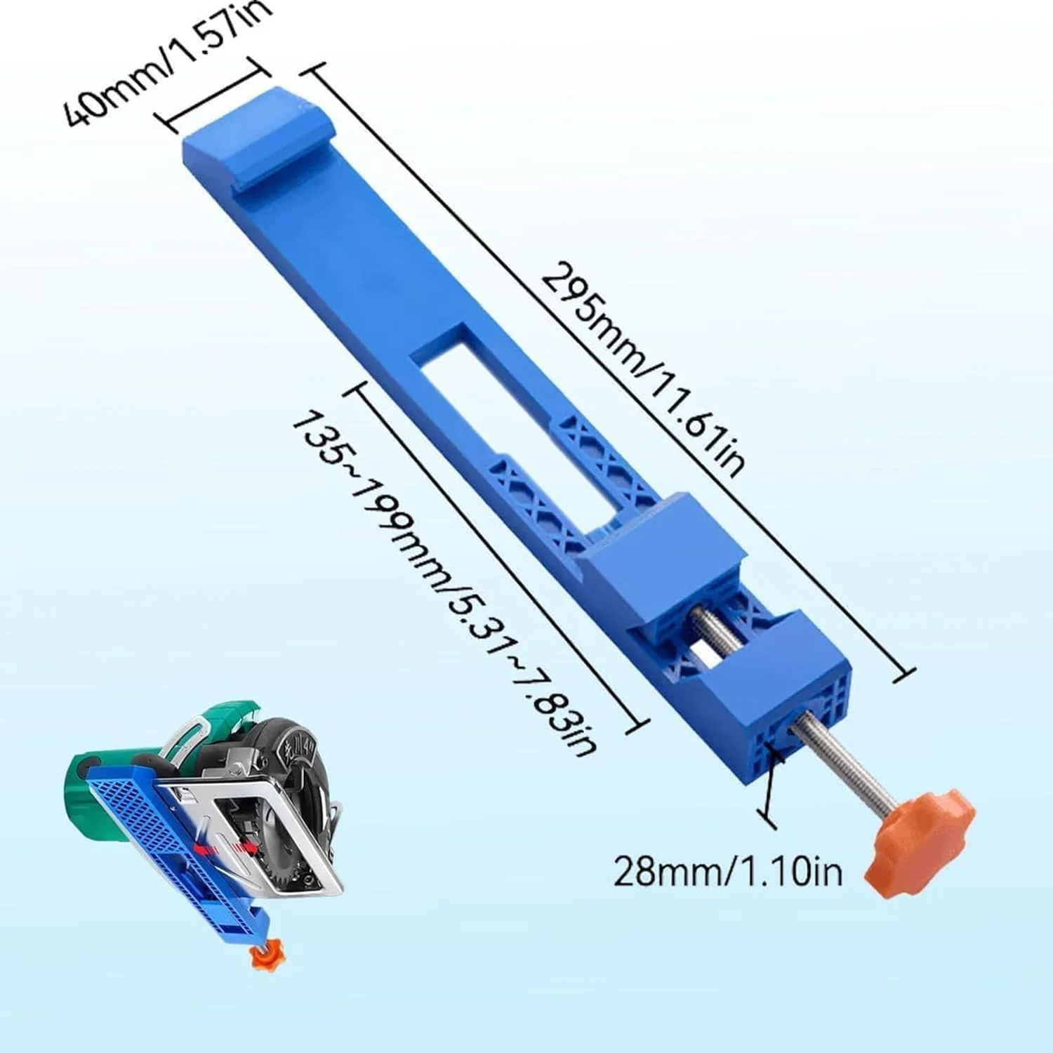Adjustable Circular Drill Accessories Saw Cutting Guide with Anti-Shift Milling - Image 7