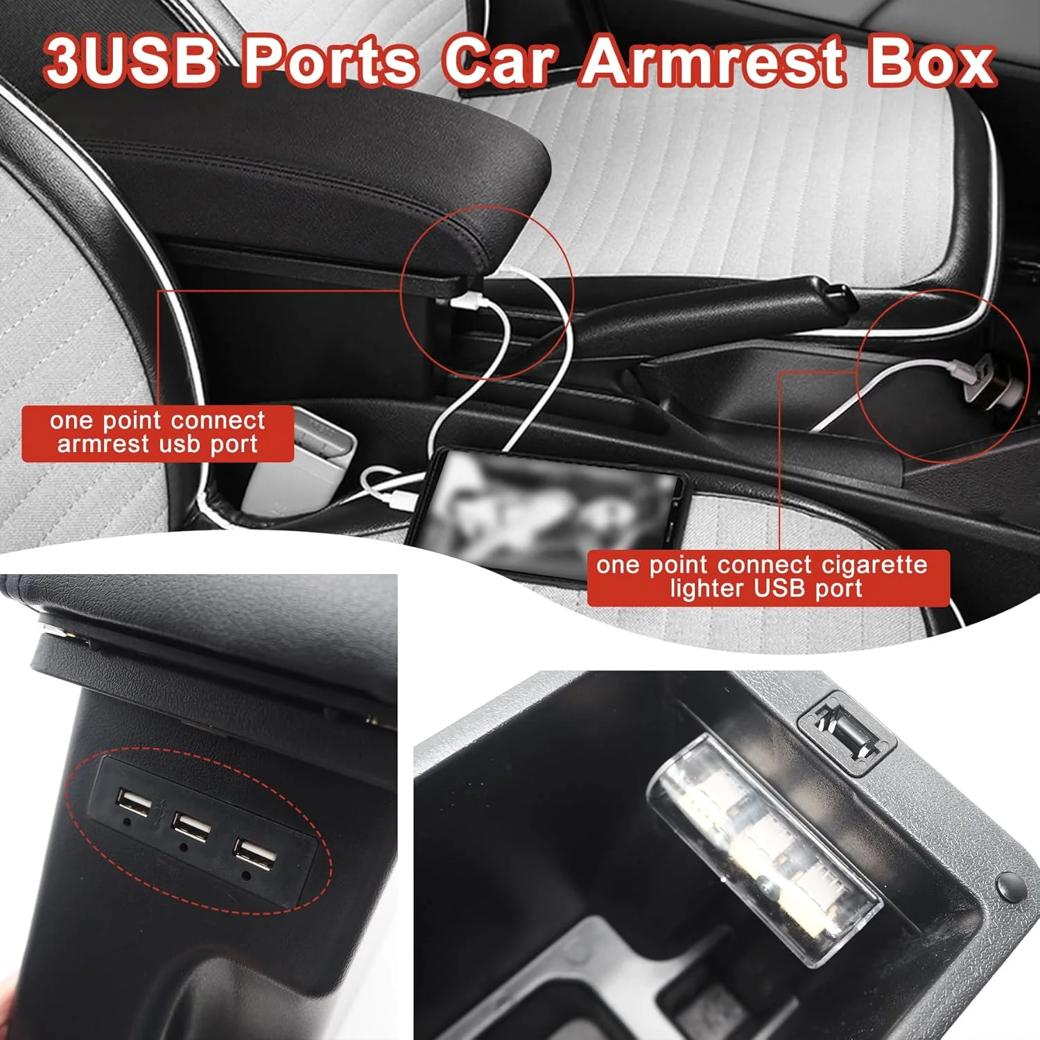 Adjustable Center Console Organizer Tray for Suzuki Jimny JB64W JB74W NEW - Image 4