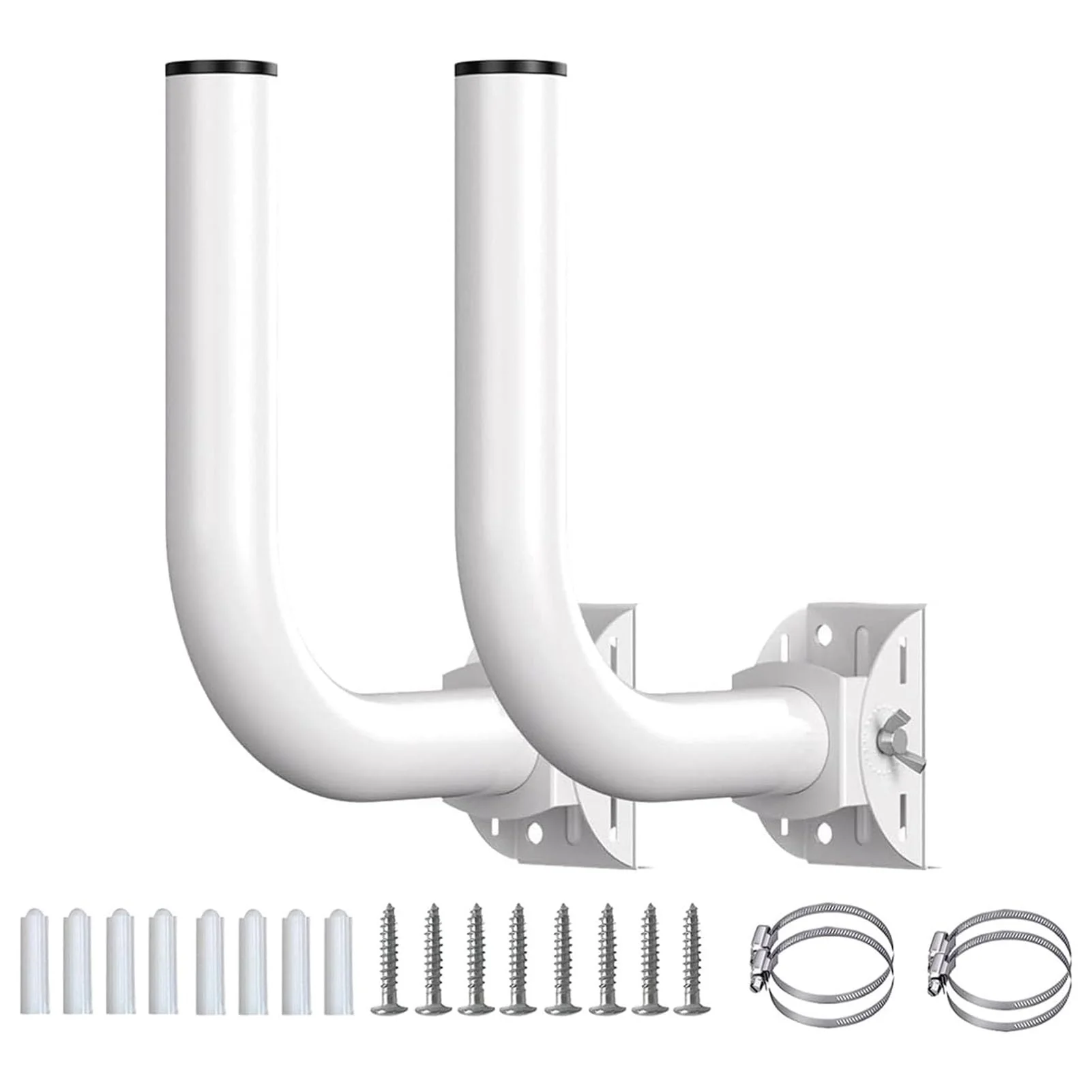 Universal Waterproof Wireless Bridge Bracket Mount J Pole in White NEW