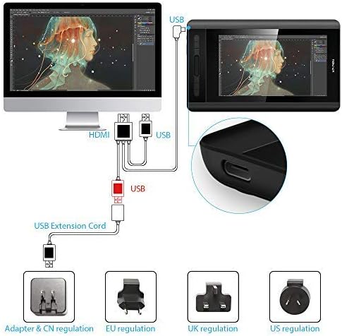 XPPen Artist 12 12-Inch Digital Graphics Drawing Tablet with HD IPS NEW - Image 7