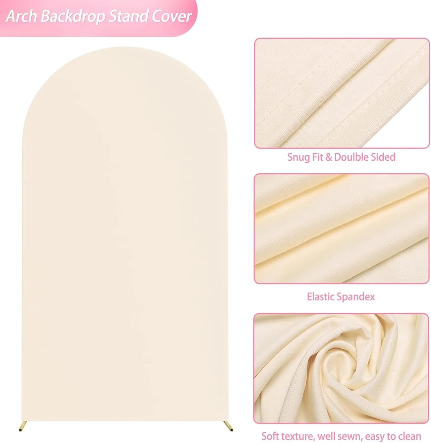 TangFee Wedding Photo Backgrounds Arch Backdrop Stand Metal Balloon Frame NEW - Image 2