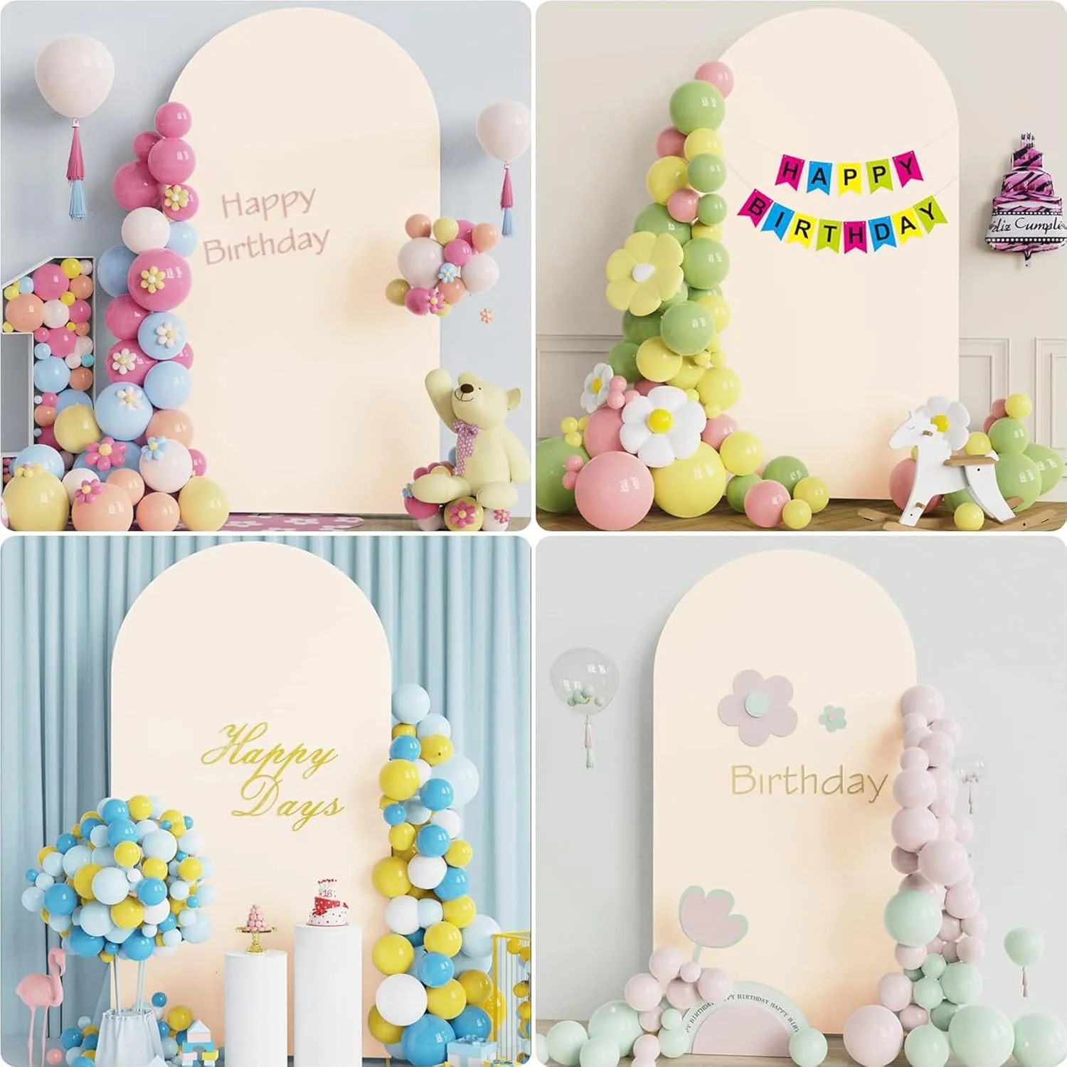 TangFee Wedding Photo Backgrounds Arch Backdrop Stand Metal Balloon Frame NEW - Image 3