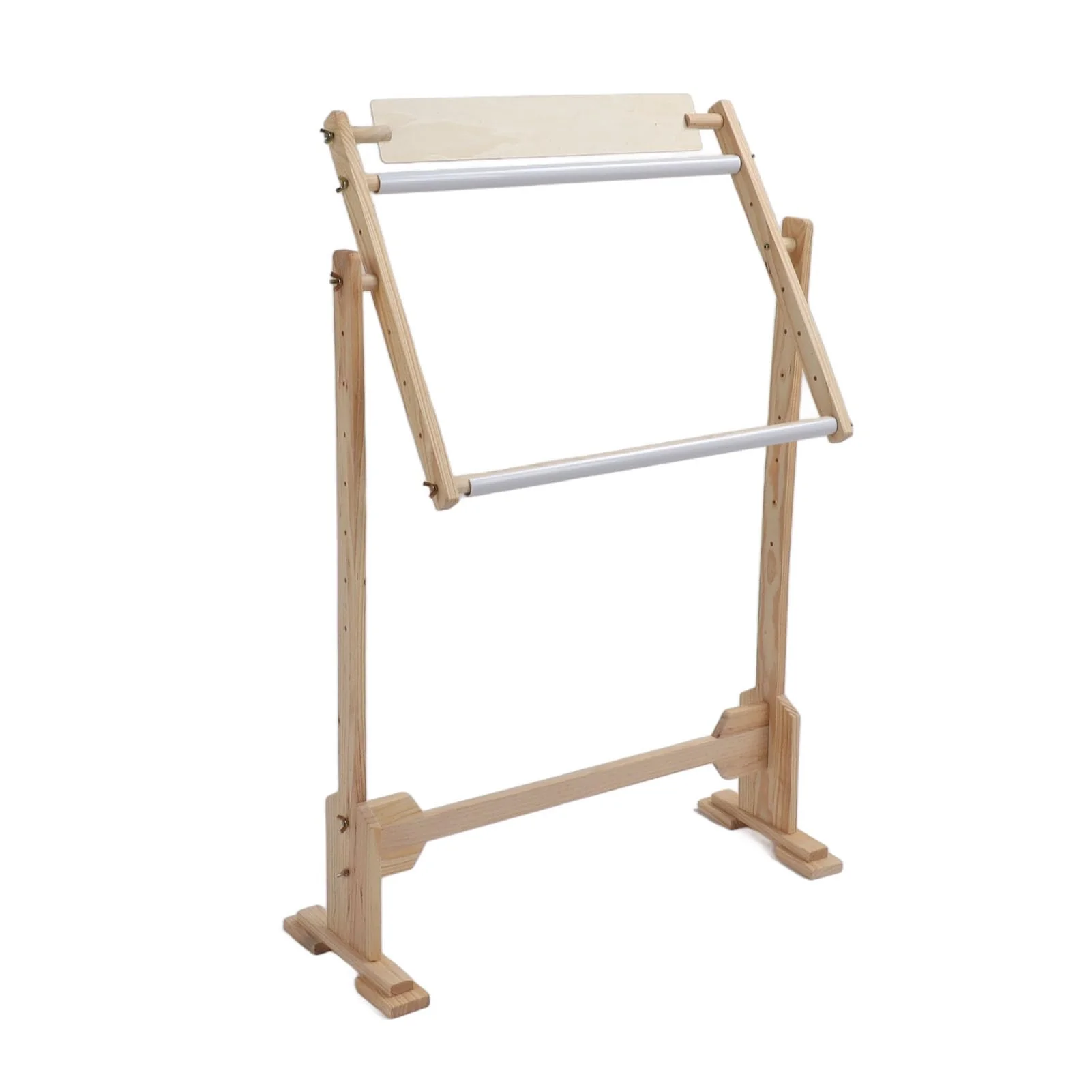 Adjustable 360° Stands Rotated Cross Stitch Stand Wooden Frame Light Brown NEW