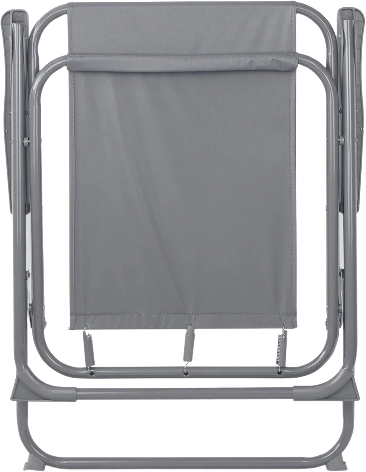 Harbour Housewares Folding Metal Outdoor Patio Chairs Grey Size 2 Pack NEW - Image 5