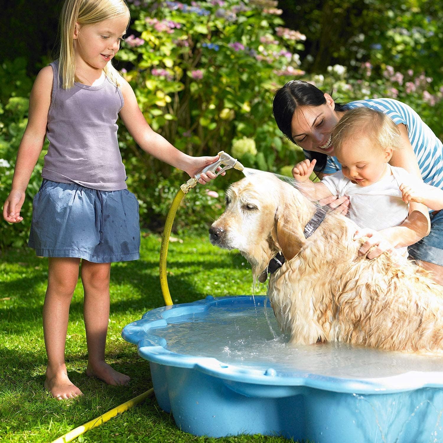 FANHAO Heavy Duty Metal Garden Hose Nozzle with 4 Adjustable Spray Patterns - Image 7