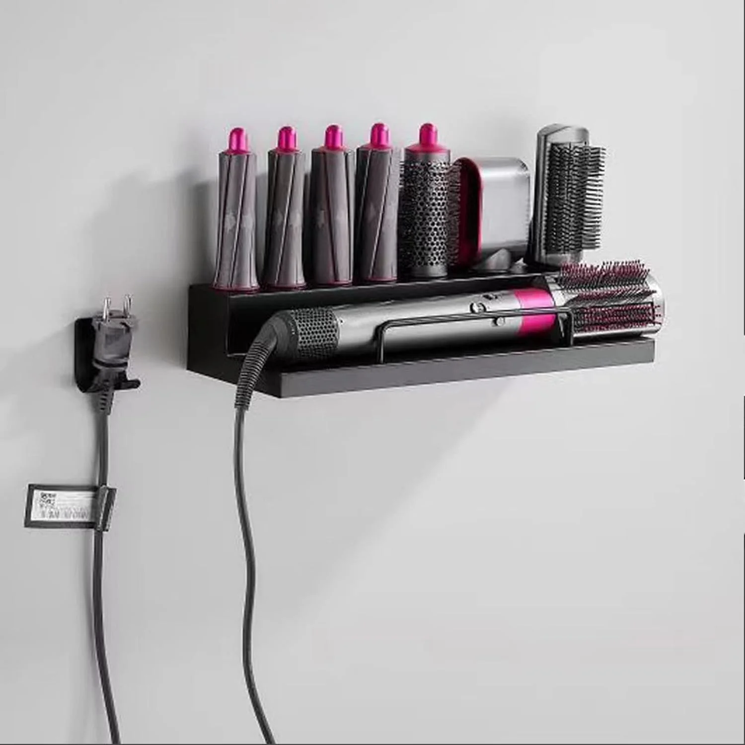 Wall Mount Shelf Organiser Organizer Stand Storage Rack for Dyson Hair NEW - Image 8