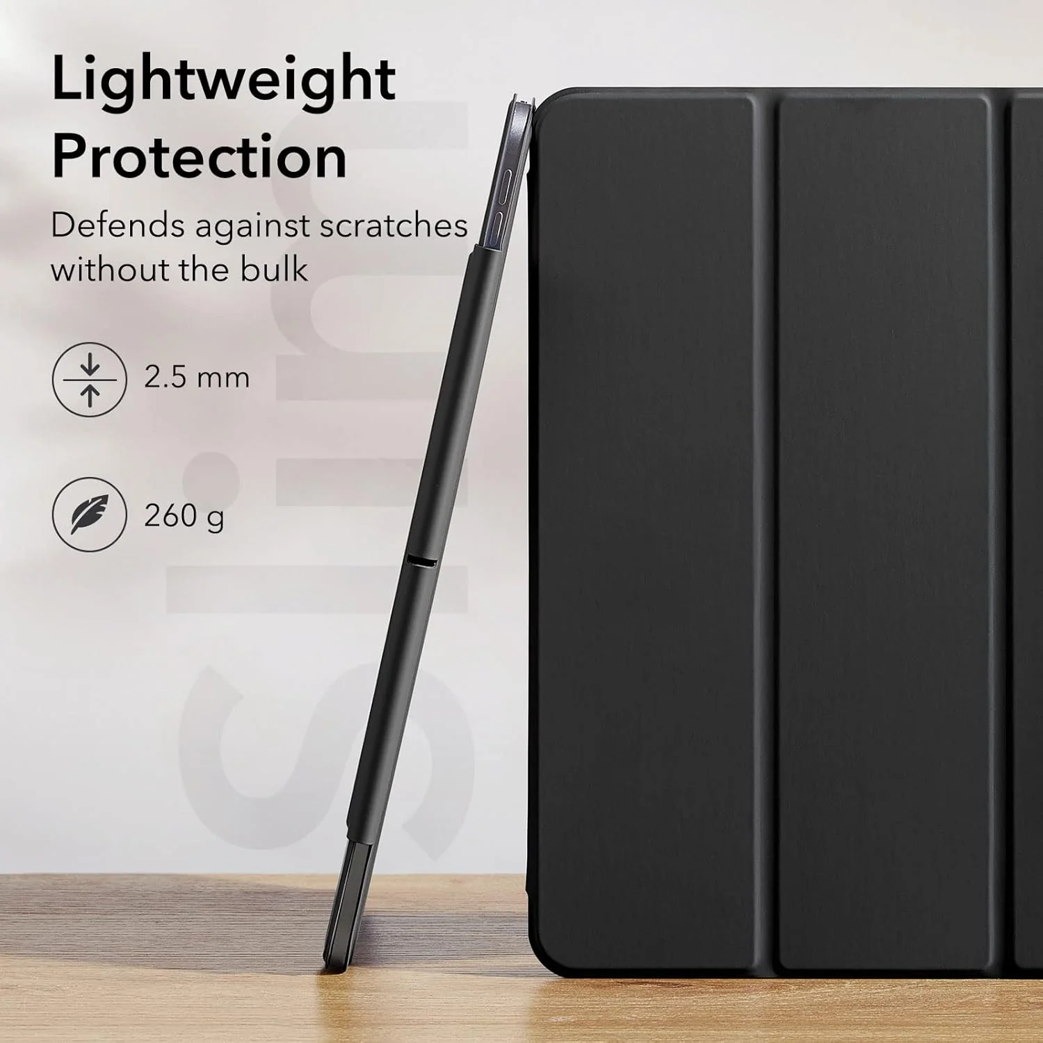 ESR Magnetic iPad Pro 11" Tablet Case Cover - Black Protective Folio Size NEW - Image 5